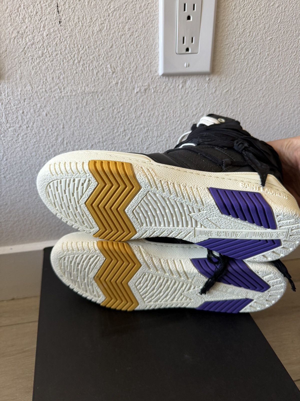 Saint Laurent Paris $2K Cure 05 Smith Hightop Sneakers 42 Size US 9 / EU 42 - 6 Thumbnail