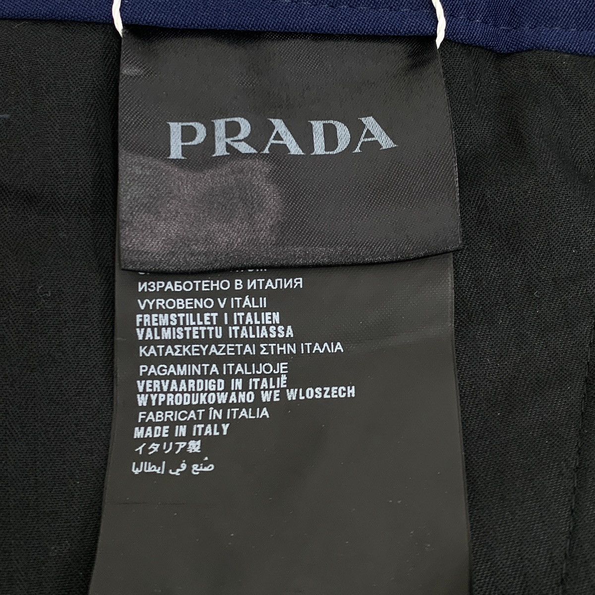 Prada Prada Dark Blue Spliced Casual Suit Pants K26WX Size 26" / US 2 / IT 38 - 7 Thumbnail