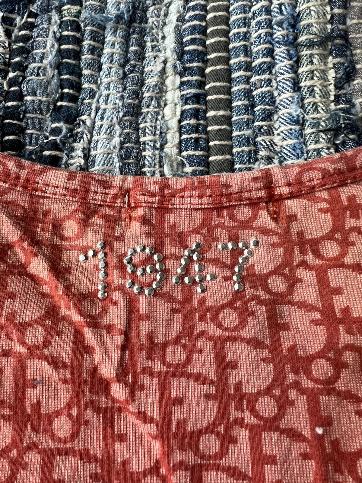 Christian Dior Monsieur Christian Dior Galliano J'adore Swarovski Oblique Monogram Size L / US 10 / IT 46 - 5 Thumbnail