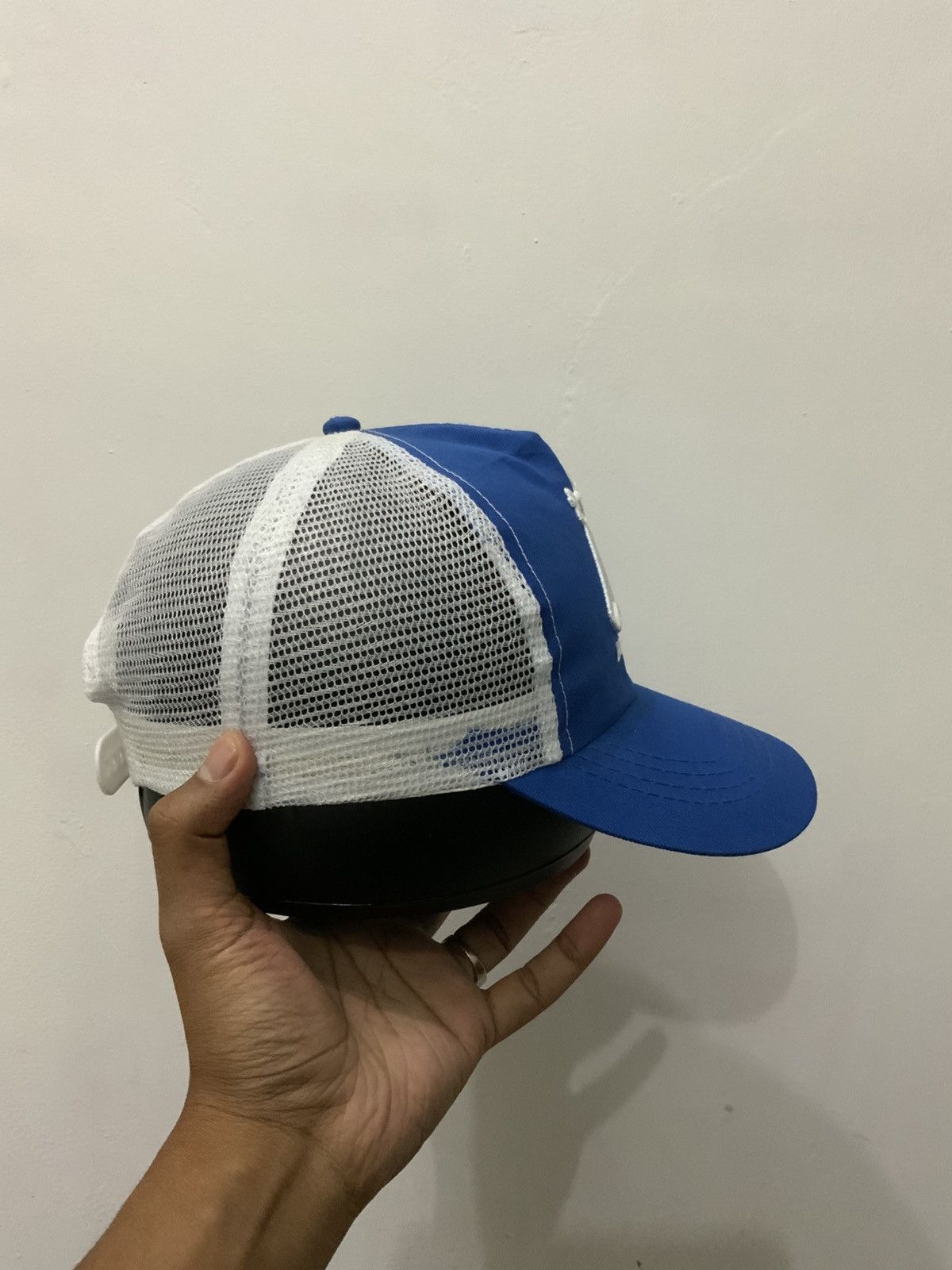 If Six Was Nine Indigo Embroidered Trucker Hat Size ONE SIZE - 4 Thumbnail