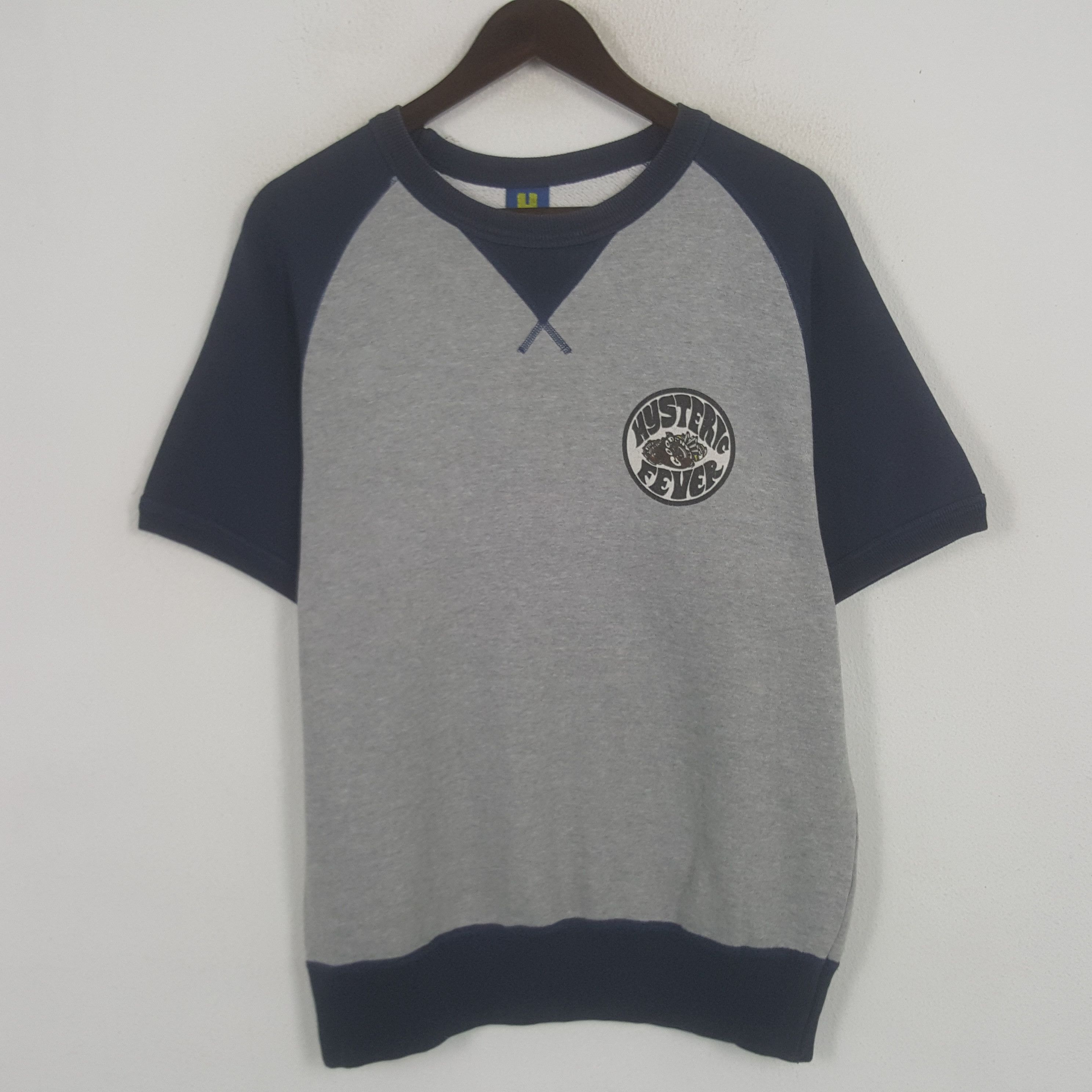 Hysteric Glamour × Vintage Vintage Hysteric Fever Short Sleeve Sweatshirt Size US L / EU 52-54 / 3 - 3 Thumbnail