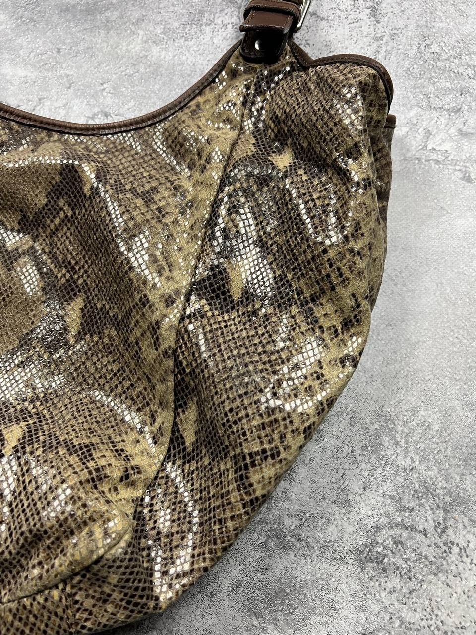 Vintage Vintage Leather Snake Skin Tote Bags Avant-Garde Size ONE SIZE - 5 Thumbnail