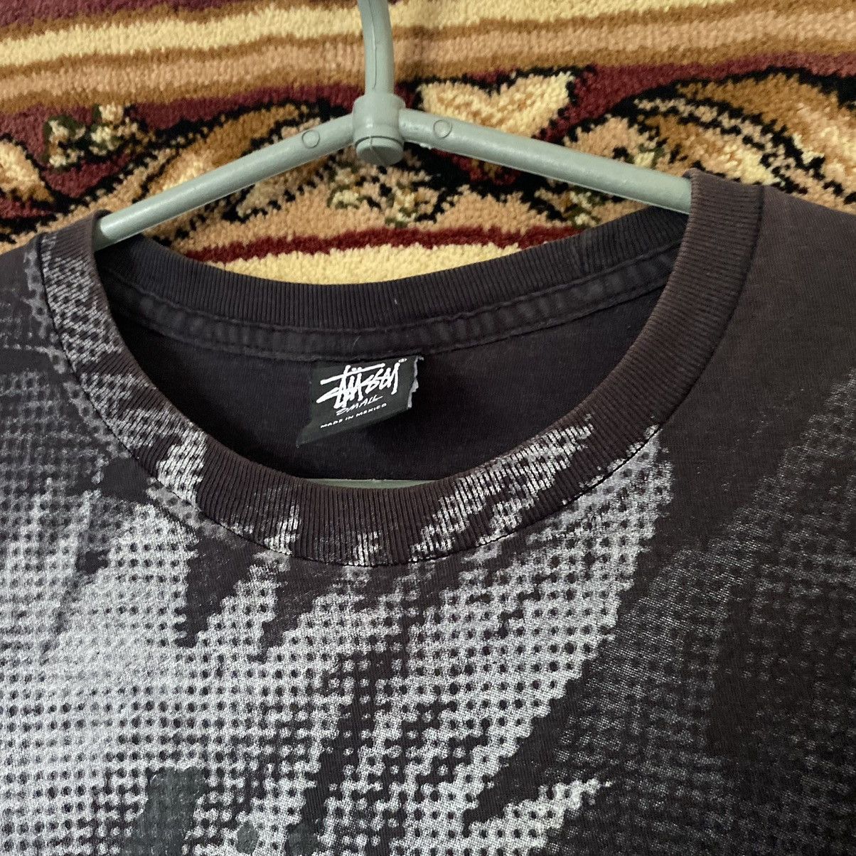 Stussy × Vintage Vintage Stussy Overprint Tee Punk Head Y2K Sk8 Style Size US S / EU 44-46 / 1 - 8 Thumbnail