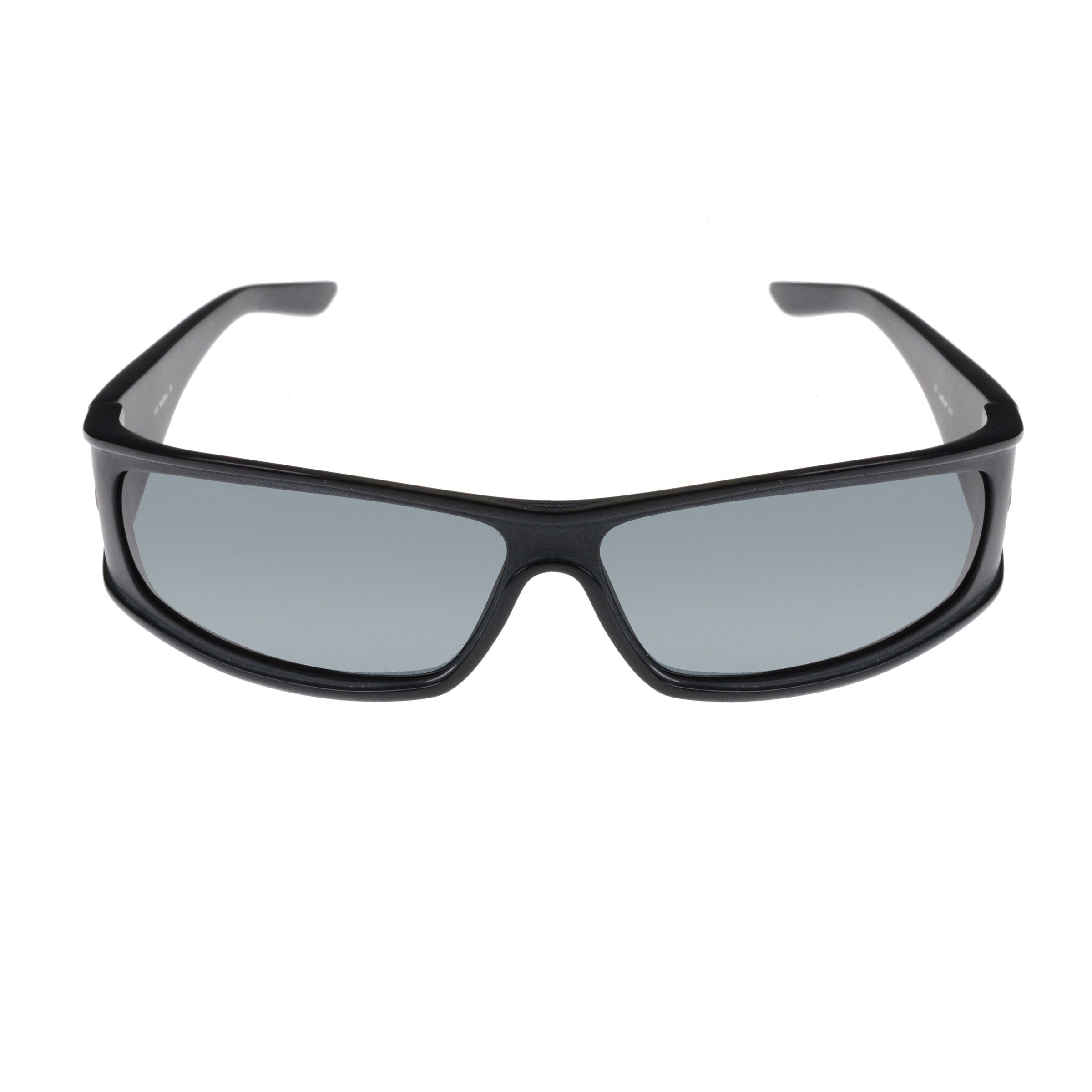 Max Mara Max Mara 00's Black Flat Rectangular Plastic Sunglasses Size ONE SIZE - 3 Thumbnail