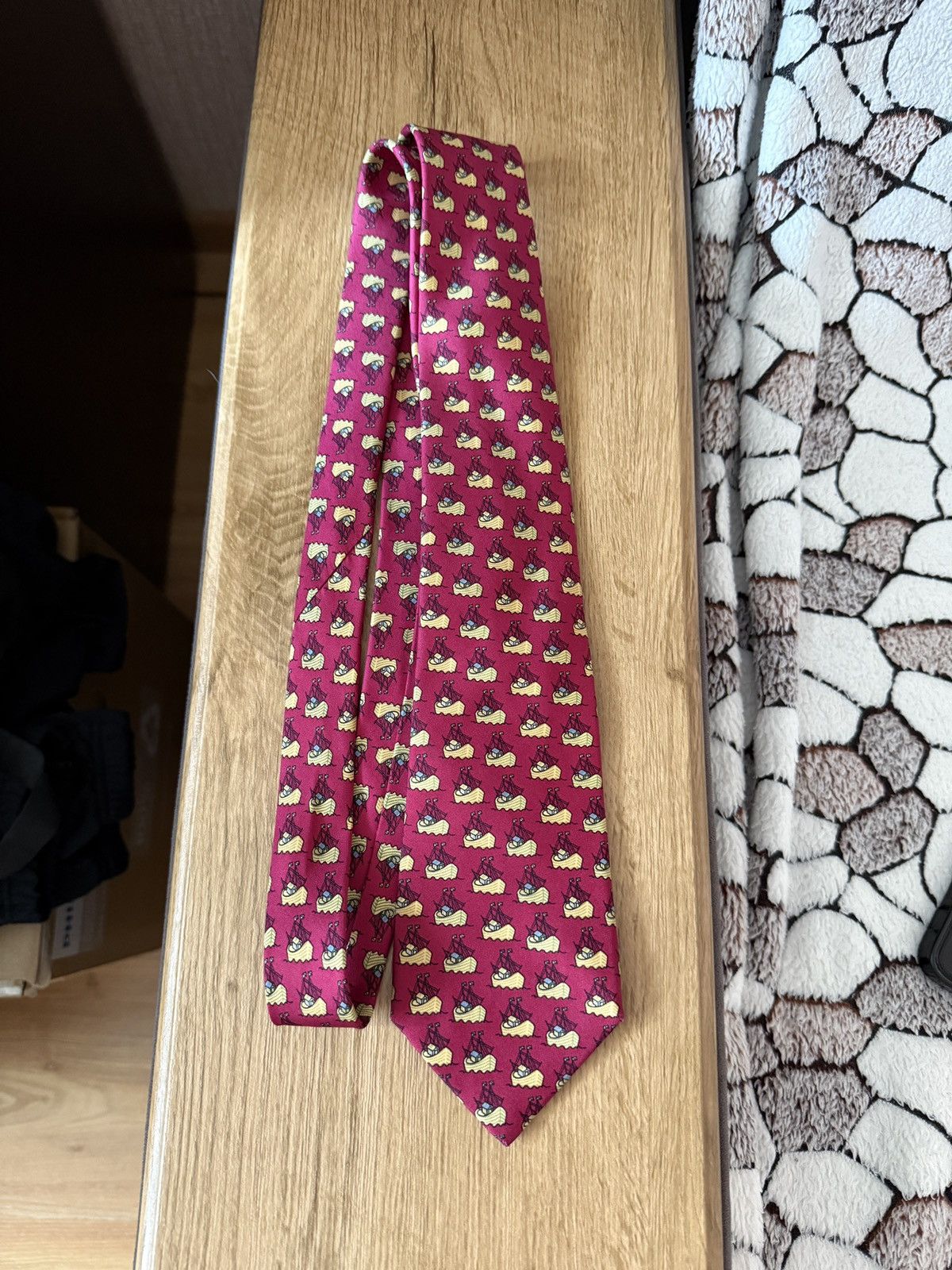 Hermes Vintage Hermes Tie Size ONE SIZE - 1 Thumbnail