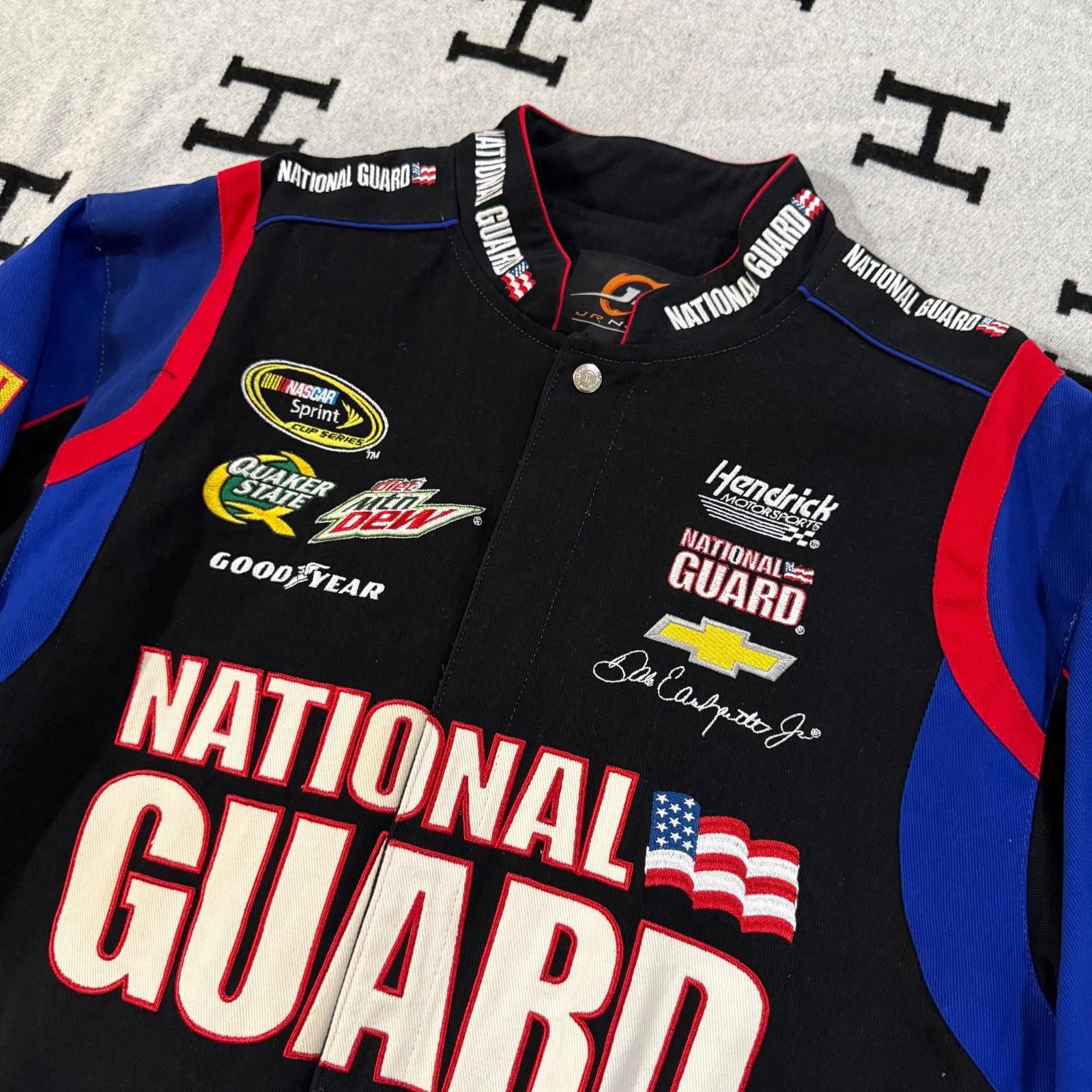 Other National Guard NASCAR Racing Jacket Dale Jr Team Full Size L Size ONE SIZE - 8 Thumbnail