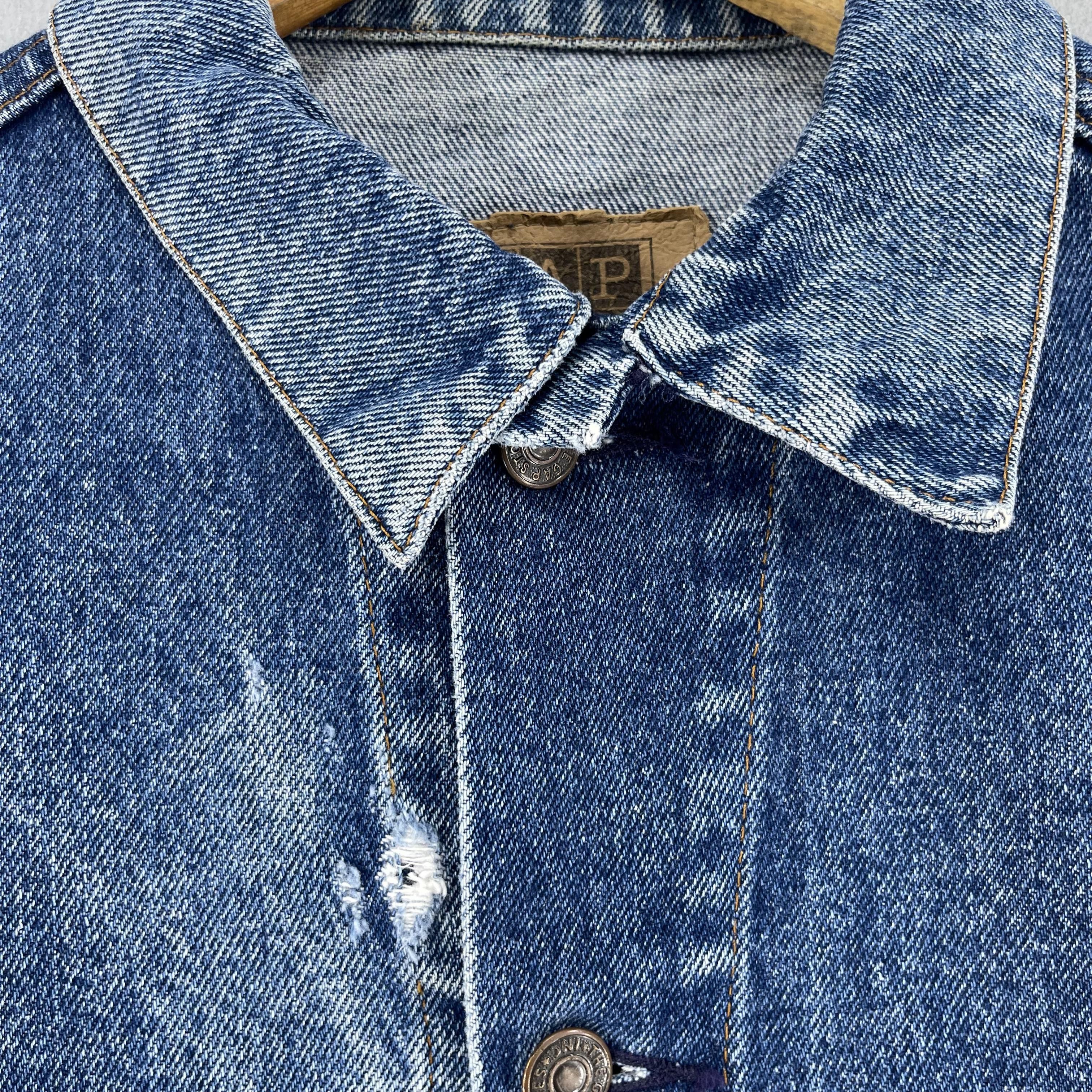 Japanese Brand × Vintage Vintage GAP Medium Wash Denim Trucker Jacket Button Up Size US M / EU 48-50 / 2 - 3 Thumbnail