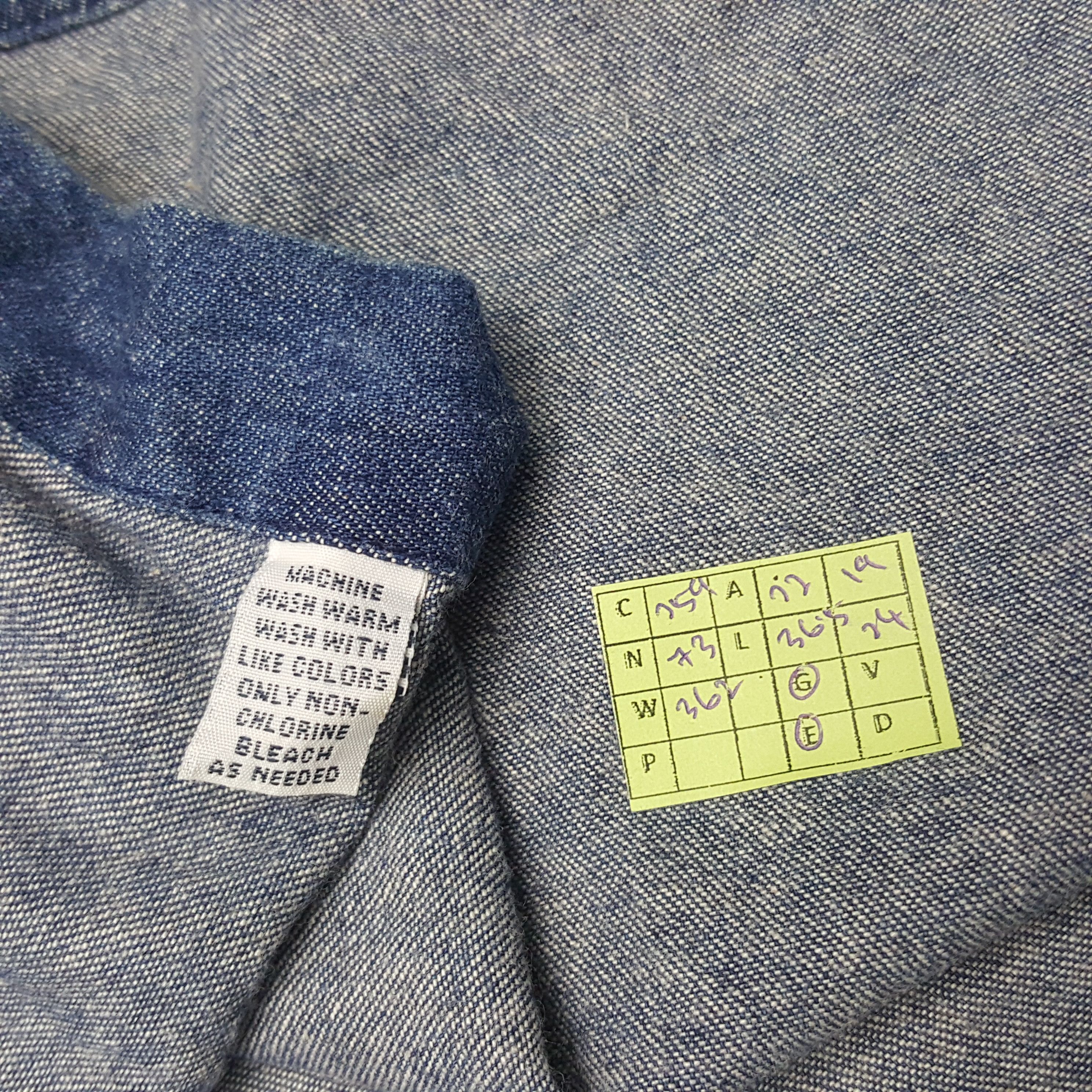 Polo Ralph Lauren × Vintage Vintage Polo Ground American Brand Denim Shirt Button Up Size US L / EU 52-54 / 3 - 8 Thumbnail