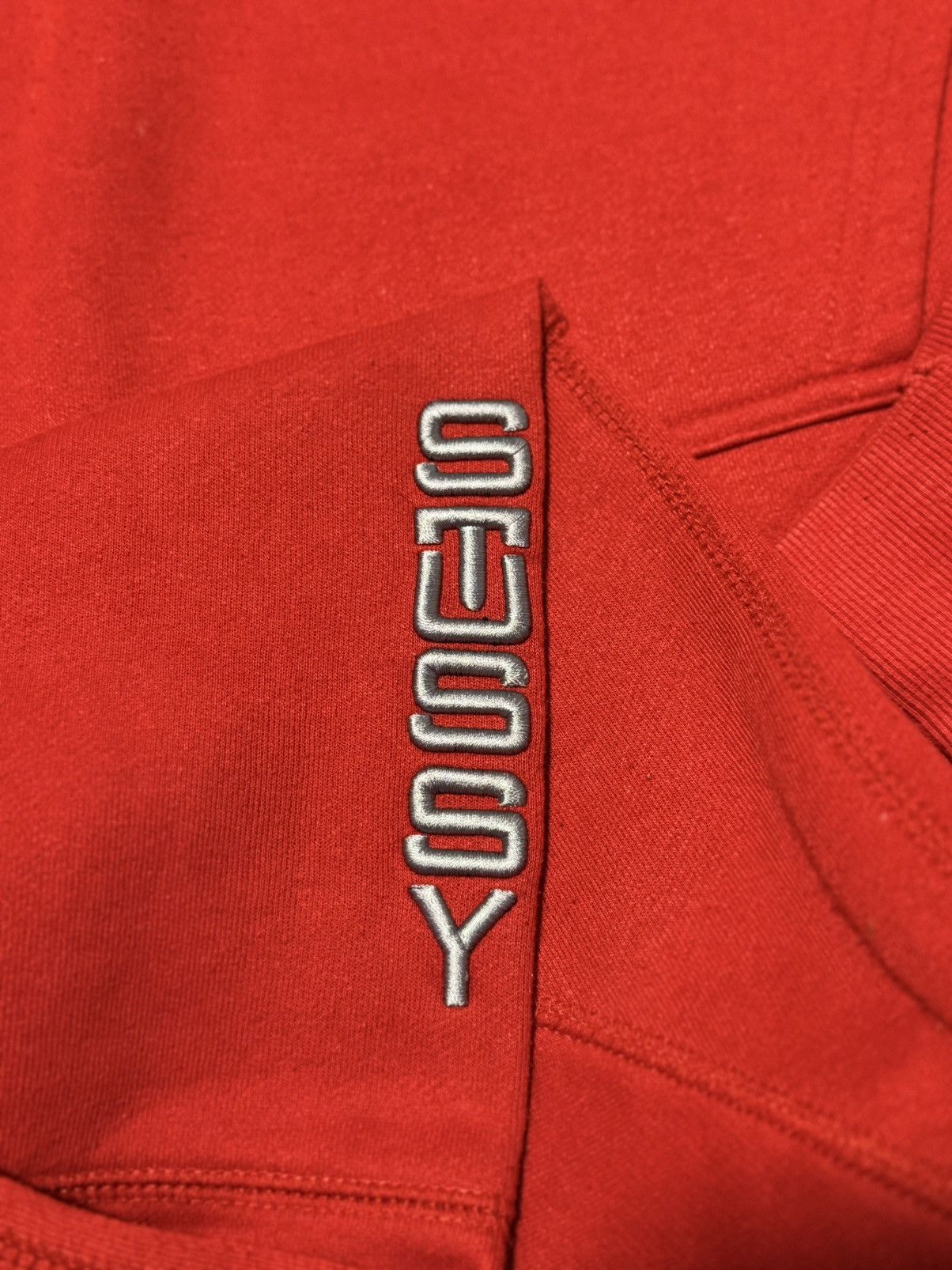 Stussy Authentic Stüssy Workwear Hoodie - Archive / Y2K Era - Red Size US XL / EU 56 / 4 - 9 Thumbnail
