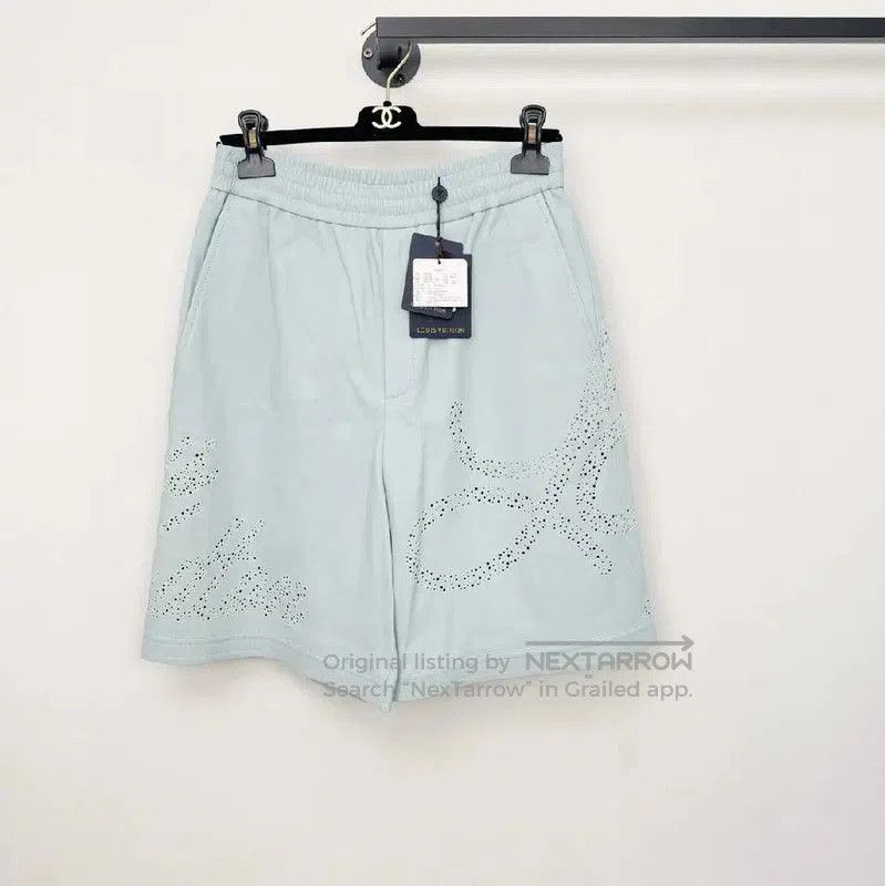 Louis Vuitton Louis Vuitton Blue Women's Shorts XS Size . Size 22" - 1 Thumbnail