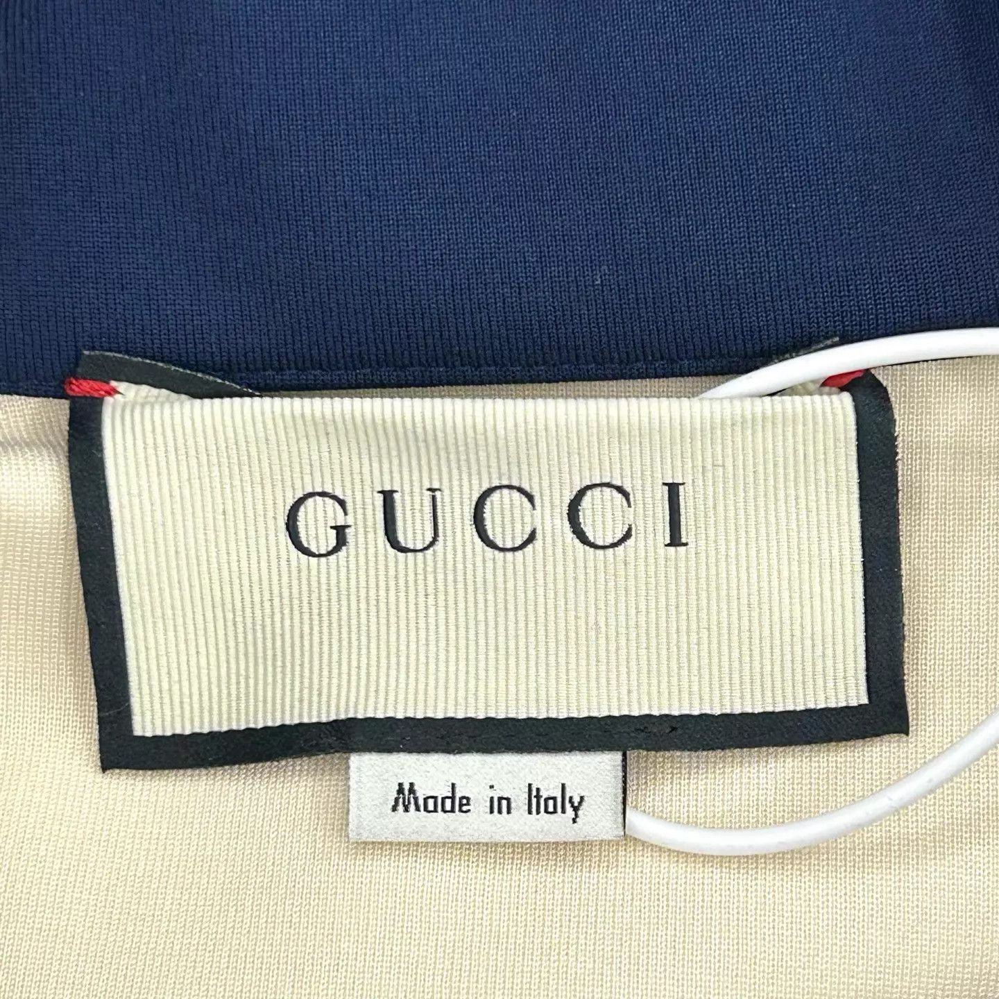 Gucci Gucci Navy Tiger Head Buckle Blue & White XS Dress Size XS / US 0-2 / IT 36-38 - 3 Thumbnail