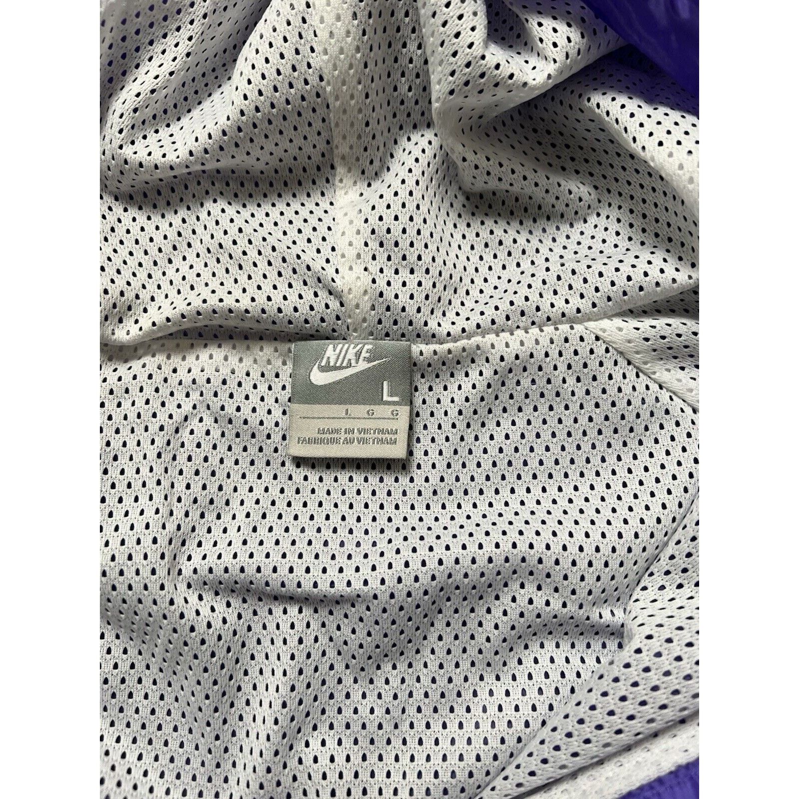 Nike 2007 Nike Air Purple Zip Up Satin Jacket Men’s L Rare Vtg Size US L / EU 52-54 / 3 - 11 Thumbnail