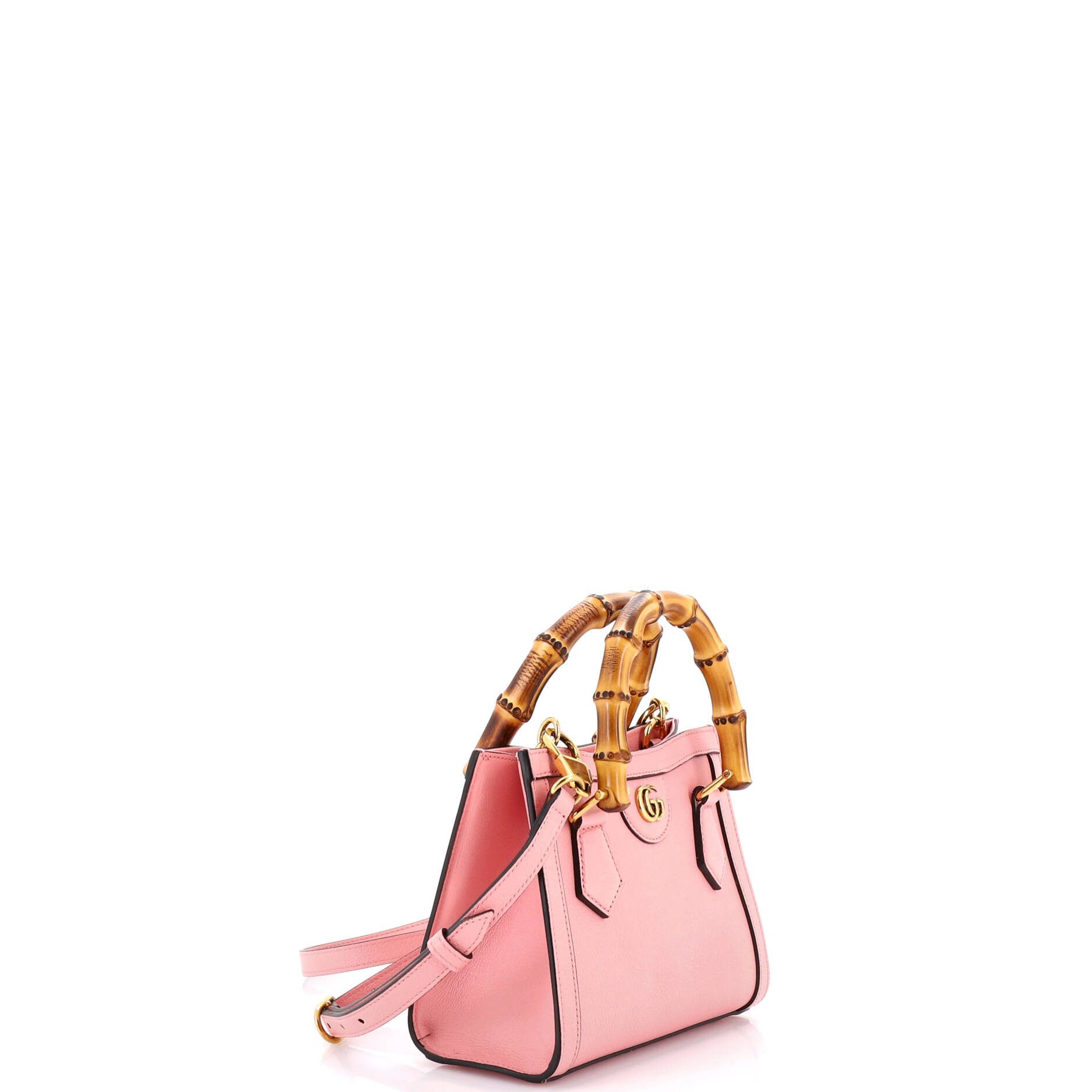 Gucci Diana nm bamboo handle tote leather mini Size ONE SIZE - 1 Thumbnail