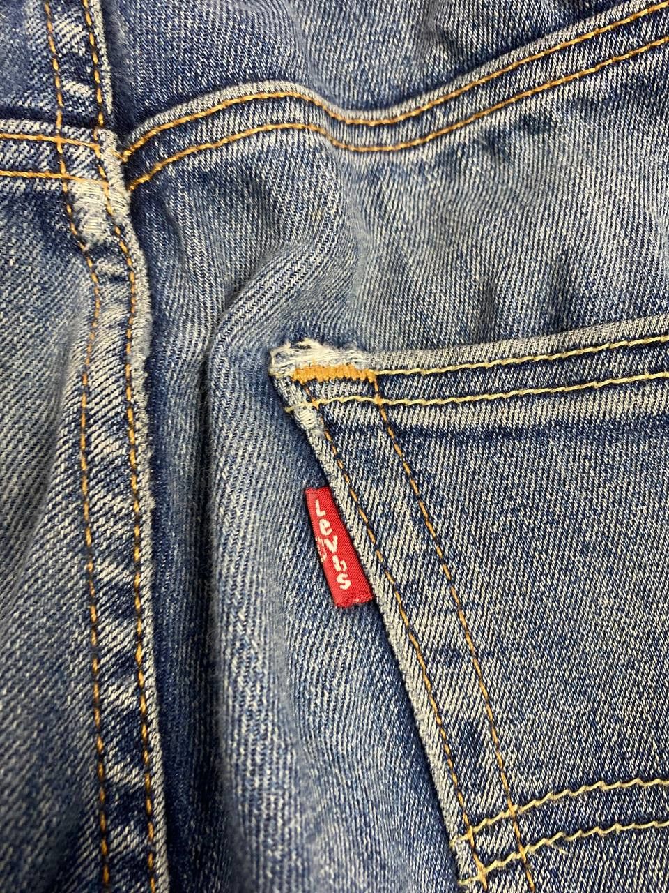 Levi's levis 501 distressed denim nice design Size US 32 / EU 48 - 4 Thumbnail