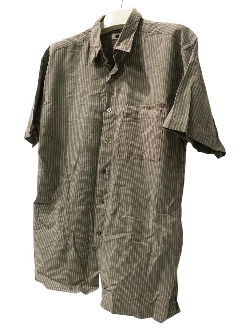 Issey Miyake Vintage IM product stripes Buttons ups shirt Size US L / EU 52-54 / 3 - 3 Thumbnail