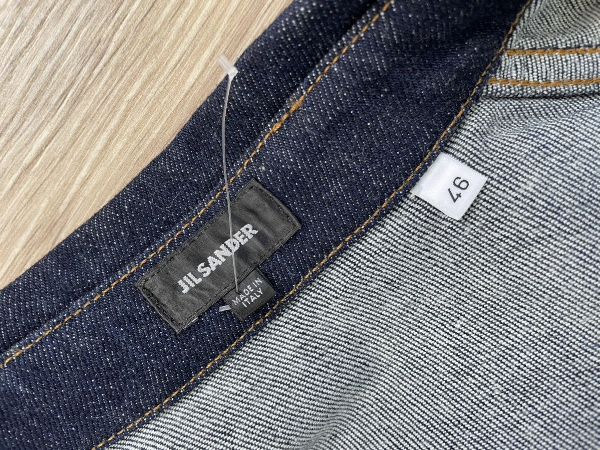 Jil Sander JIL SANDER Shirt Denim Runway 2016 Cotton Short sz46 S Size US S / EU 44-46 / 1 - 6 Thumbnail