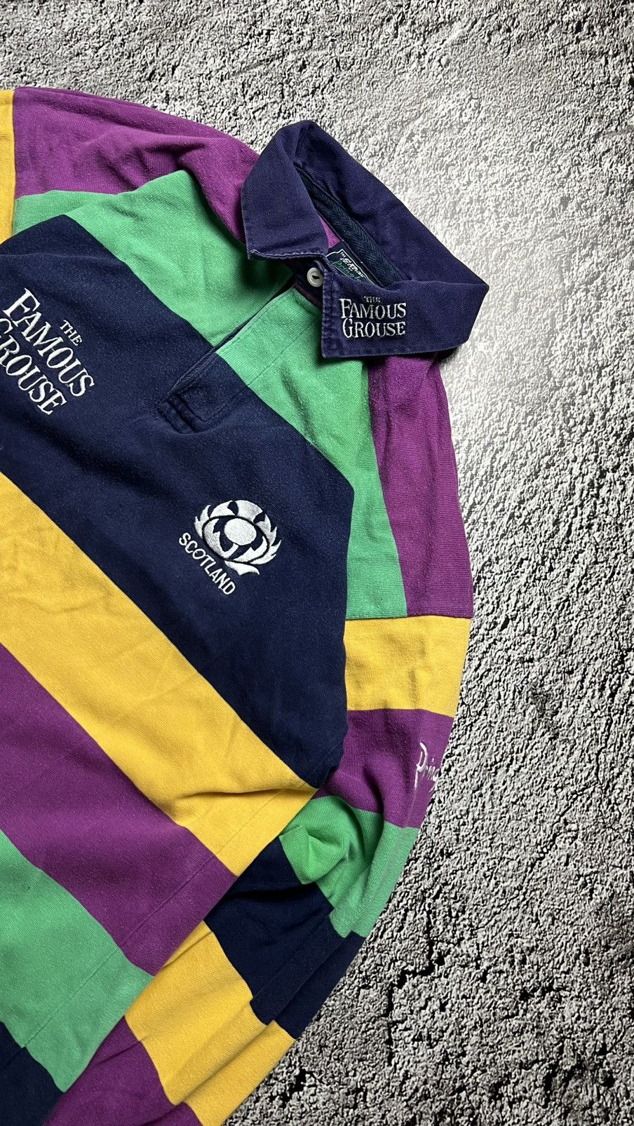 Pringle Of Scotland 1995 RARE‼️Scotland rugby pringle famous grouse jersey Size US M / EU 48-50 / 2 - 2 Thumbnail