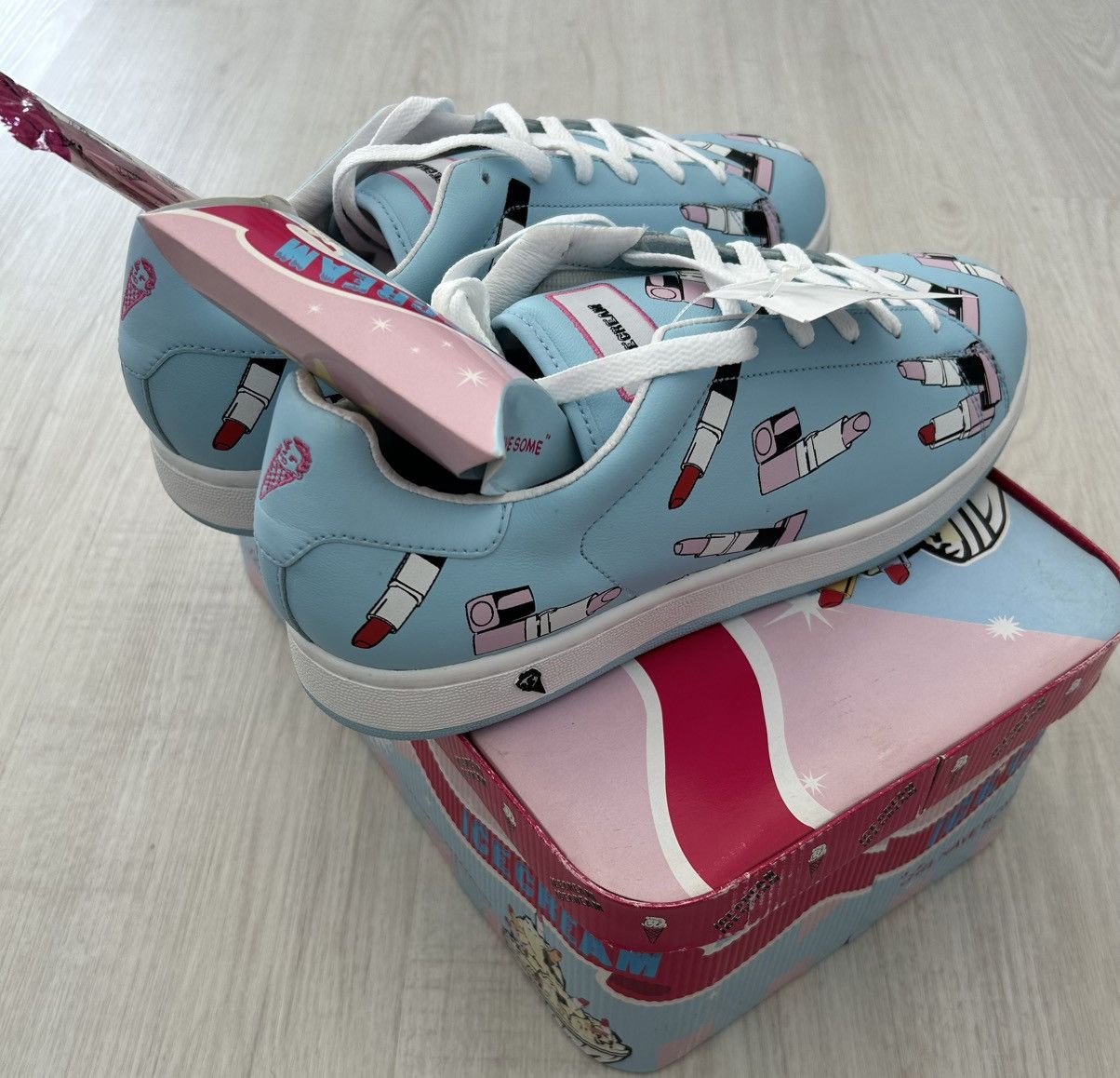 Icecream × Reebok RARE OG REEBOK X BBC/ICE CREAM BOUTIQUE SNEAKER Size US 9.5 / EU 42-43 - 3 Thumbnail