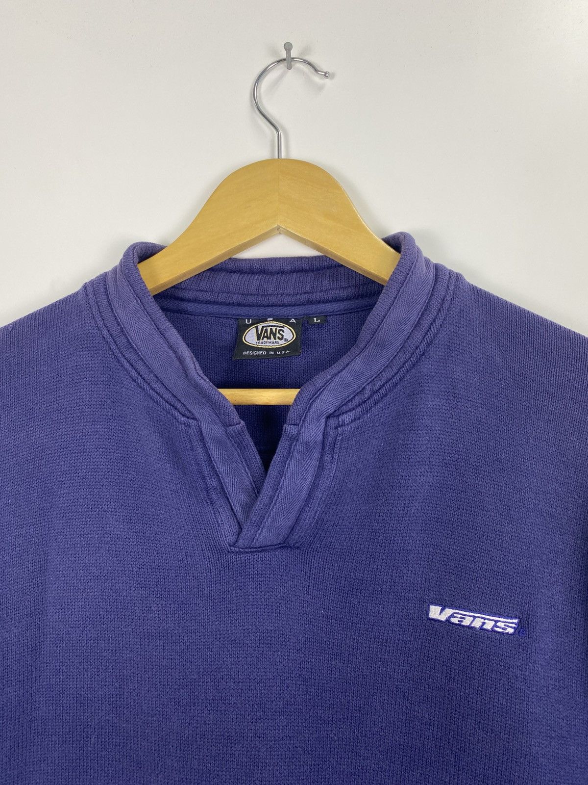 Vans × Vintage Vintage Vans Sweater Size US L / EU 52-54 / 3 - 3 Thumbnail