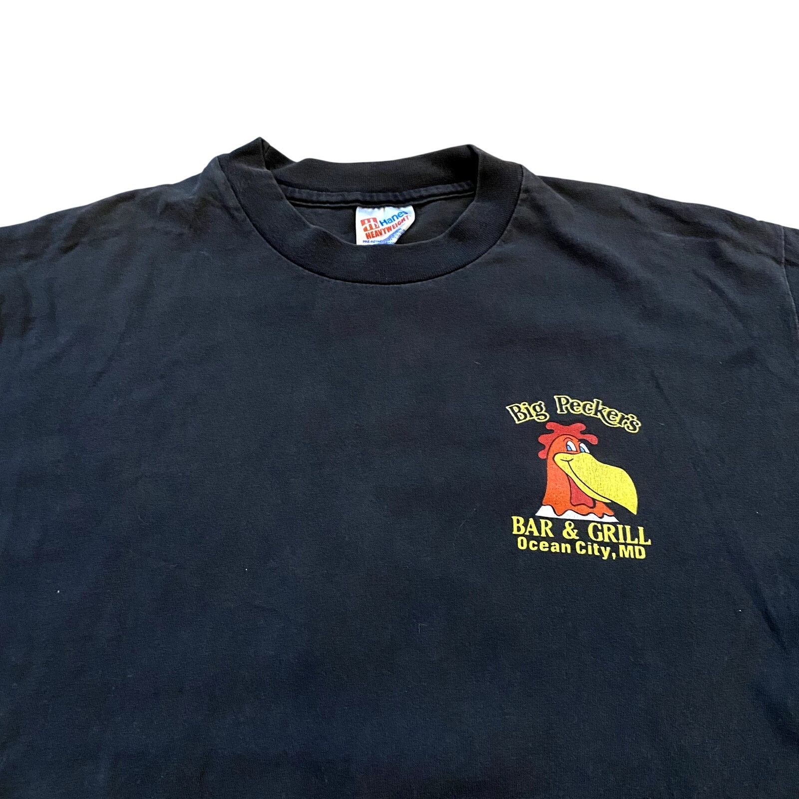 Hanes × Vintage Vintage Big Pecker's Bar Ocean City MD 1987 T Shirt Size US L / EU 52-54 / 3 - 4 Thumbnail
