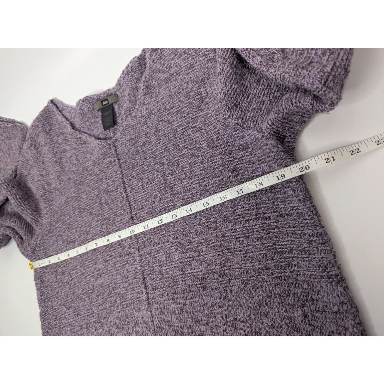 Vintage VINTAGE REI Sweater Woman's Large Purple Marbled V-Neck Long Sleeve Sweater Size L / US 10 / IT 46 - 6 Thumbnail