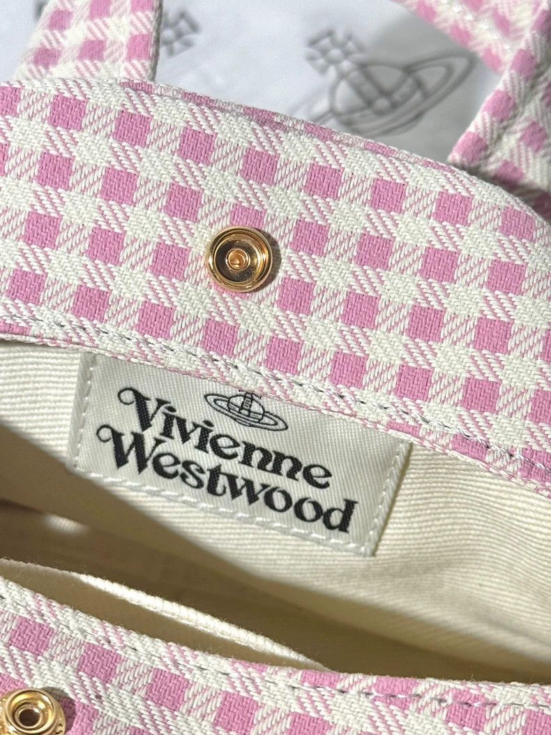Vivienne Westwood Vivienne Westwood size os Pink checkered bowling bag Size ONE SIZE - 8 Thumbnail