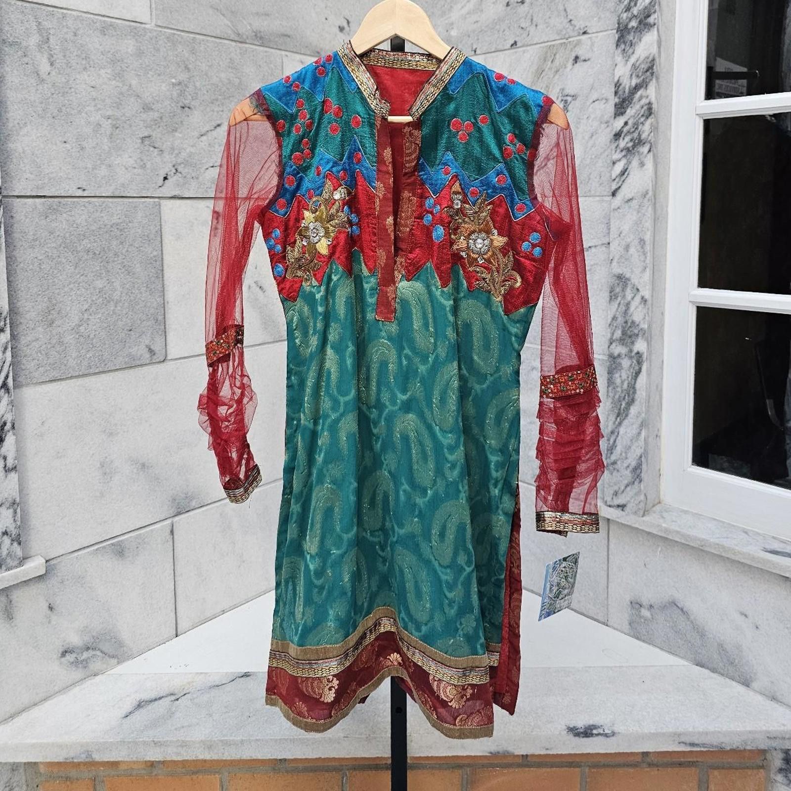 Other Women's Multicolored Beautiful Embroidered Dress Size XS / US 0-2 / IT 36-38 - 1 Thumbnail