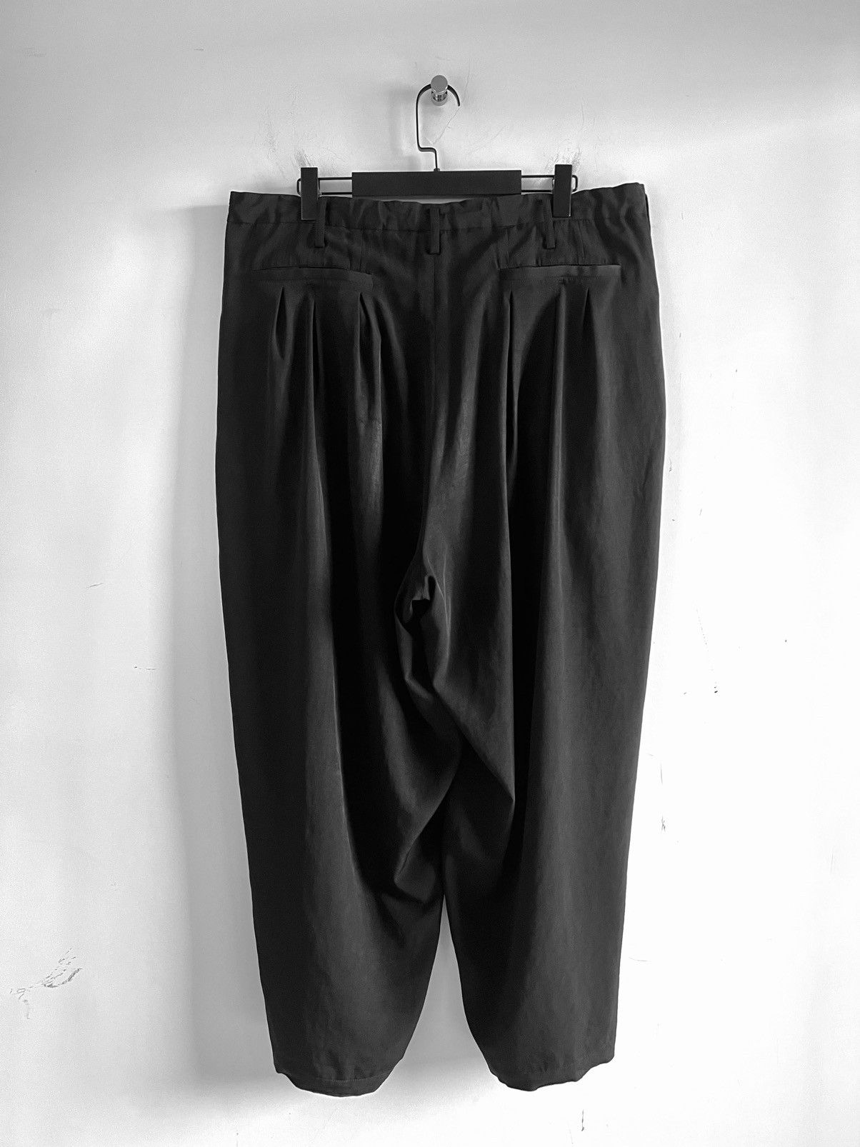 Yohji Yamamoto Yohji Yamamoto Pour Homme - Ta/TUXEDO 12 Tuck Wide Pants Size US 30 / EU 46 - 9 Thumbnail