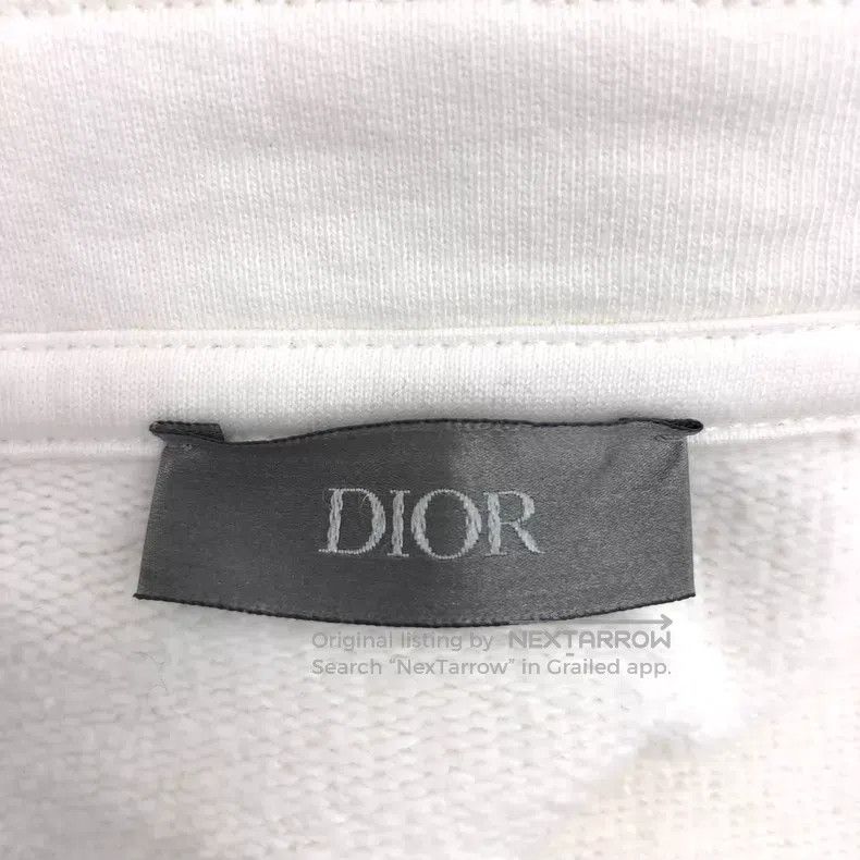 Dior Dior 24 white logo letter embroidery cotton lapel semi-zip Size US M / EU 48-50 / 2 - 5 Thumbnail