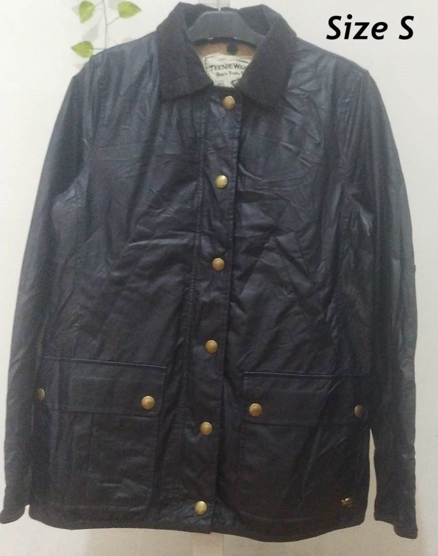 Vintage Teenie Weenie Men's Waxed Jacket-Size S-Vintage Outdoor Coat Size S / US 4 / IT 40 - 1 Thumbnail