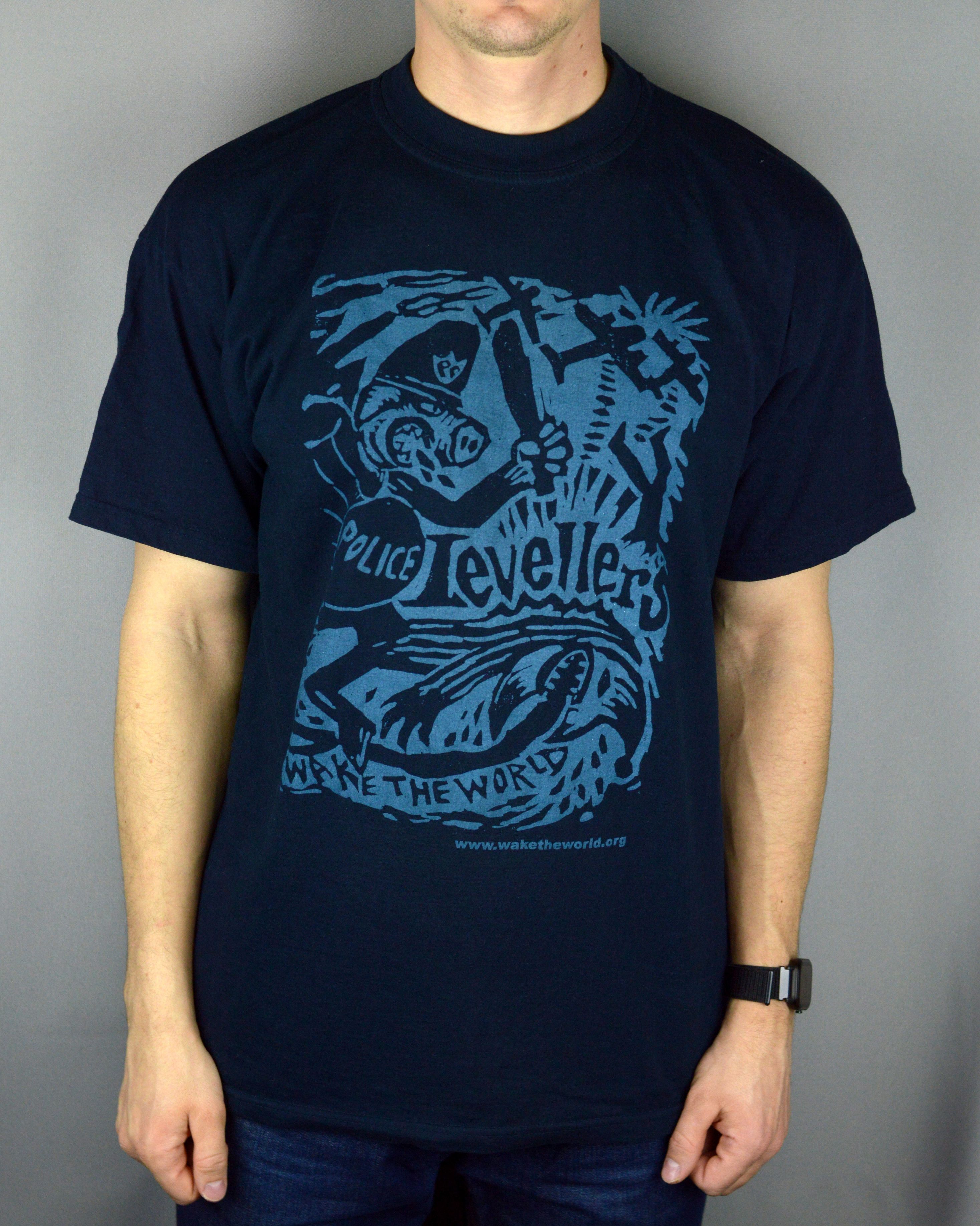 Vintage Vintage The Levellers Wake The World 90s t shirt Size US XL / EU 56 / 4 - 1 Thumbnail