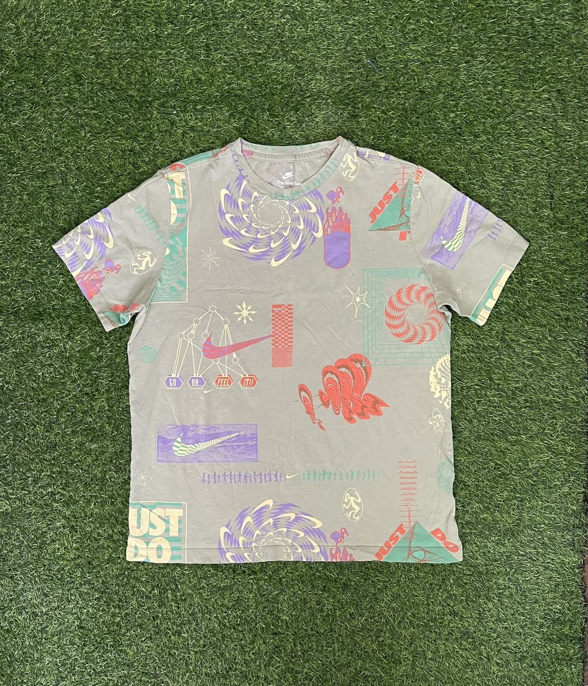 Nike × Vintage NIKE MJ 90s STYLE TSHIRT Size US M / EU 48-50 / 2 - 1 Thumbnail