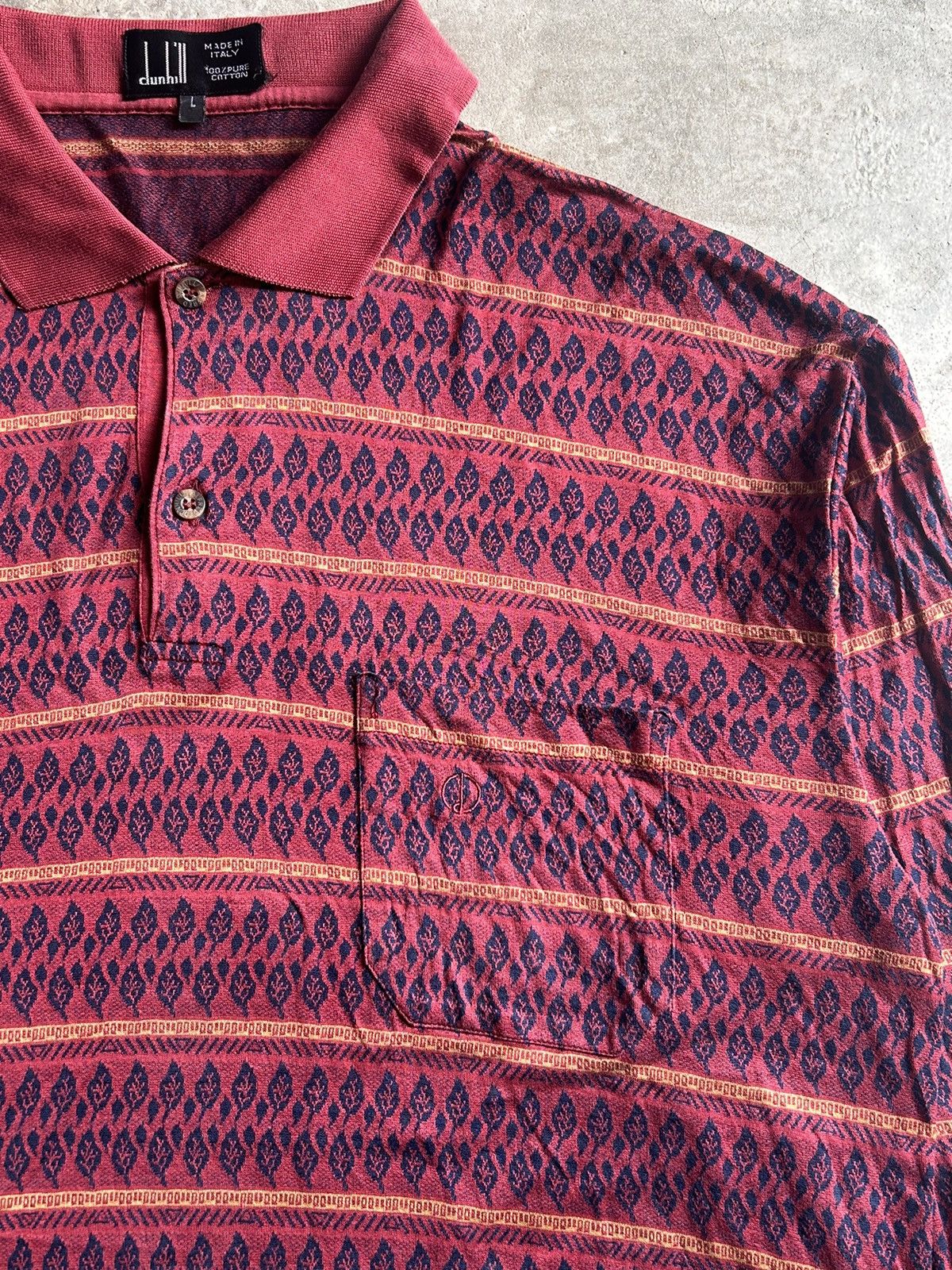 Alfred Dunhill Dunhill Vintage Polo Longsleeve Size US M / EU 48-50 / 2 - 5 Thumbnail