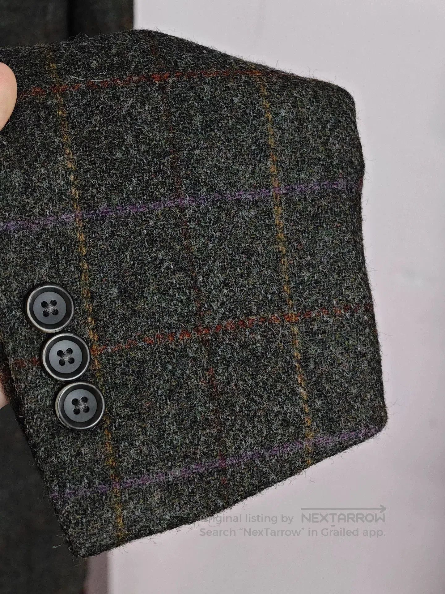 Abraham Moon & Sons Custom Moon Tweed Wool Blazer. Size US M / EU 48-50 / 2 - 4 Thumbnail