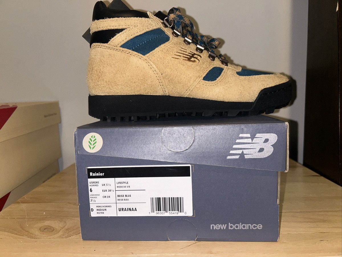 New Balance New Balance Rainer URAINAA Vibram Beige/Blue Hiking Boots Size US 6 / EU 39 - 2 Thumbnail