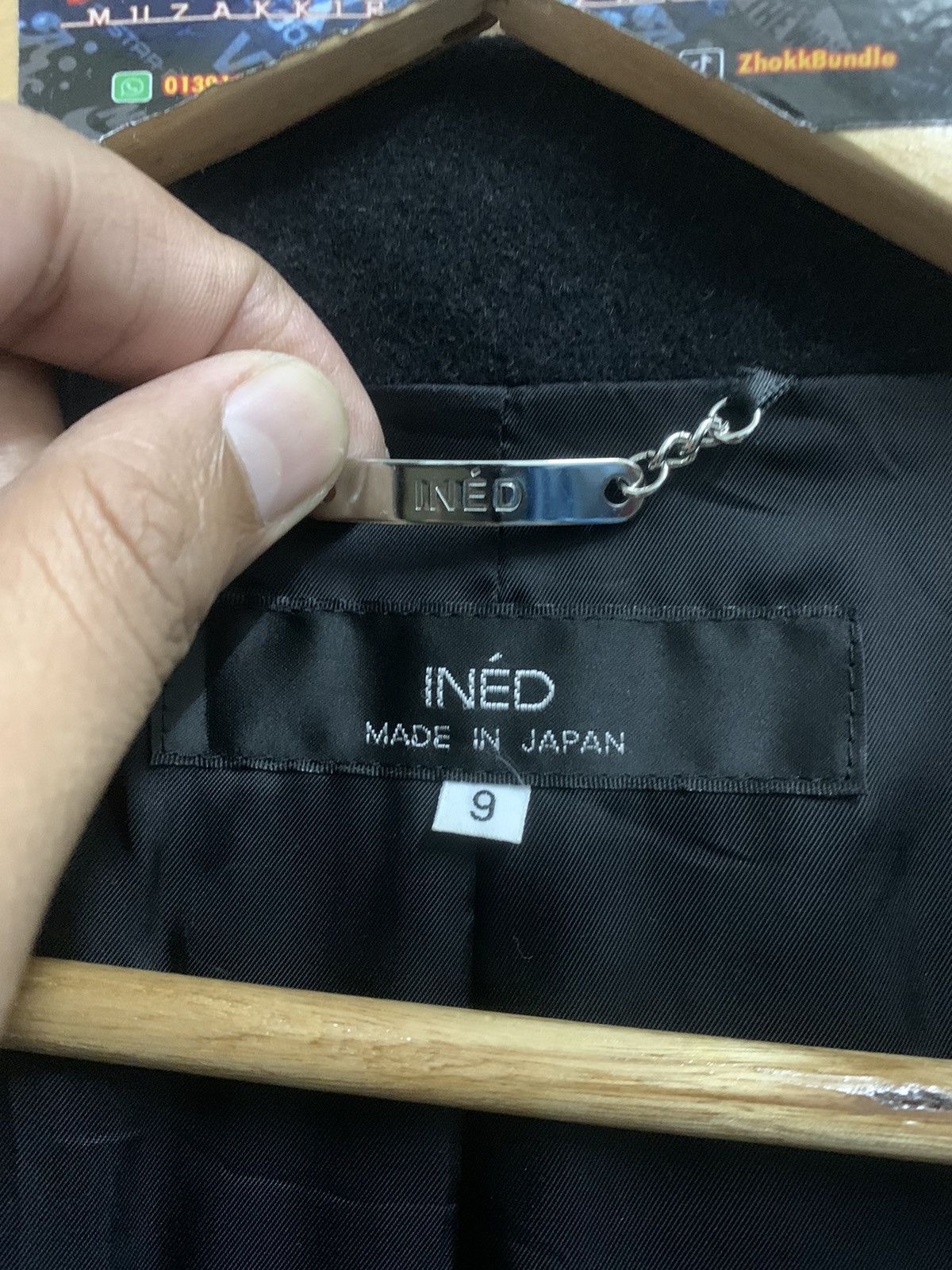 Yohji Yamamoto INED Stainless Steel Collar Jacket Single Melton Size S / US 4 / IT 40 - 9 Thumbnail
