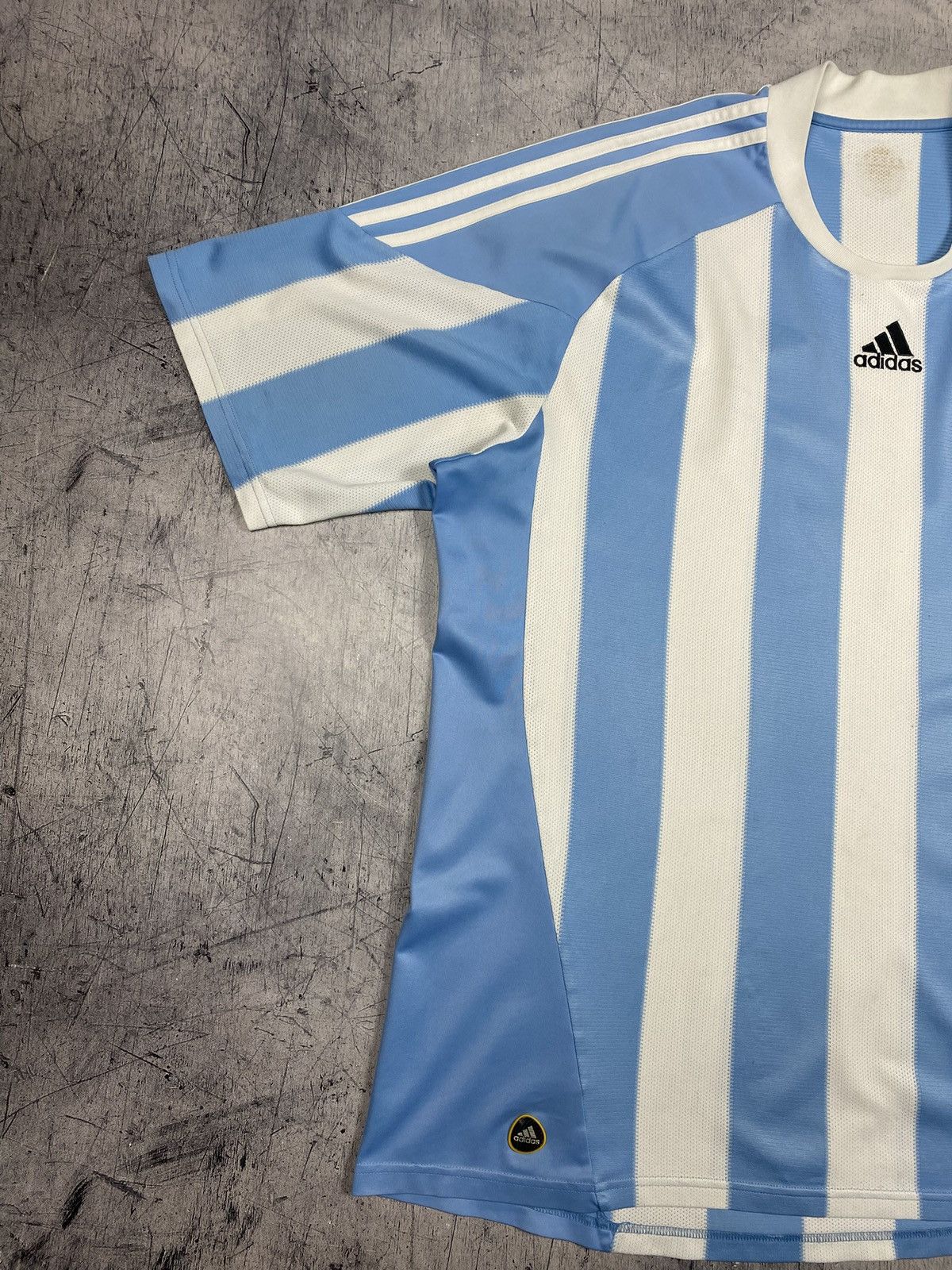 Adidas Adidas Argentina National Team Home Jersey 2009 AFA Size US XXL / EU 58 / 5 - 3 Thumbnail