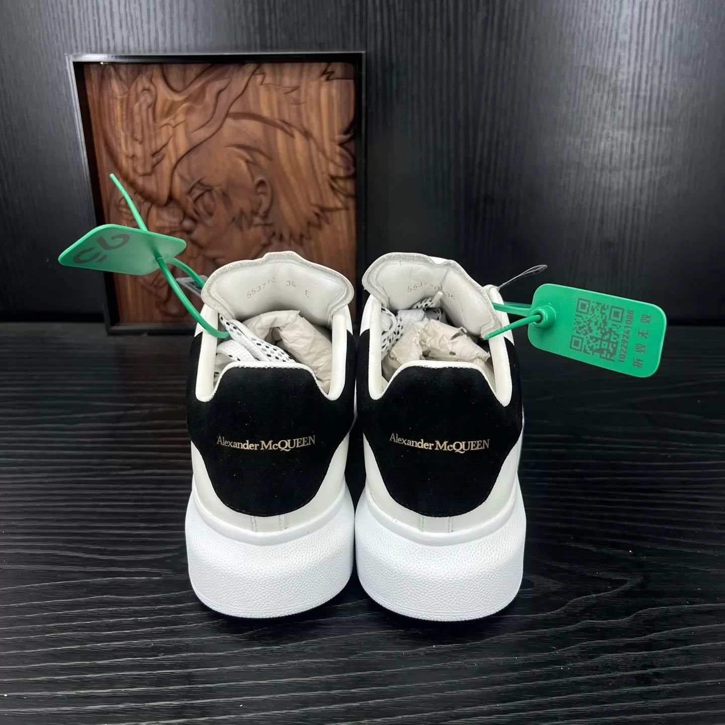 Alexander McQueen McQ Suede Black Tail 36 (Worn Once) Size US 5.5 / IT 35.5 - 7 Thumbnail