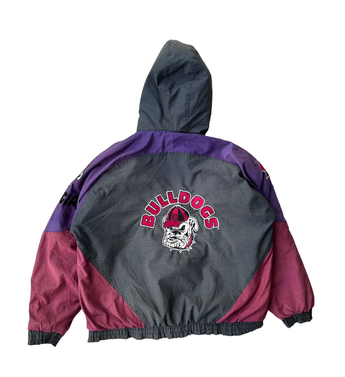 Vintage Georgia bull dogs like puffer jacket hooded Size US L / EU 52-54 / 3 - 1 Thumbnail
