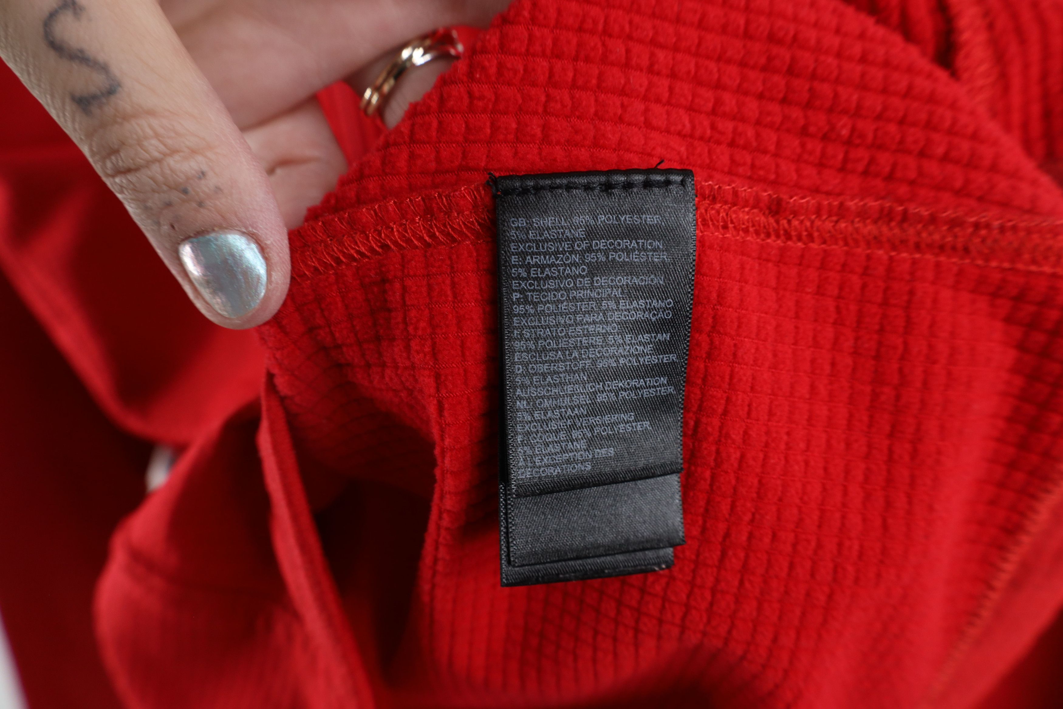 The North Face × Vintage The North Face University Fleece Lined Half Zip Sweater Red Size US M / EU 48-50 / 2 - 9 Thumbnail