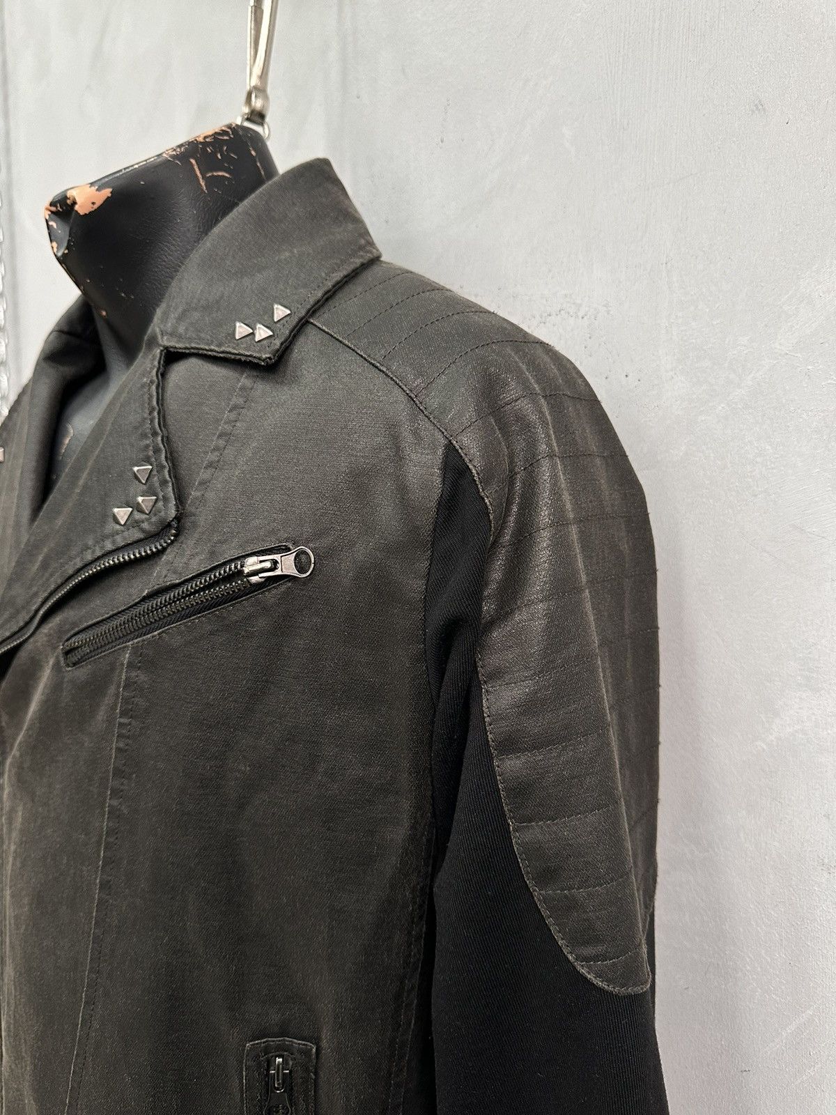 Diesel Rare Diesel Style Distressed Napolen Jacket Denim Avantgarde Size US S / EU 44-46 / 1 - 4 Thumbnail