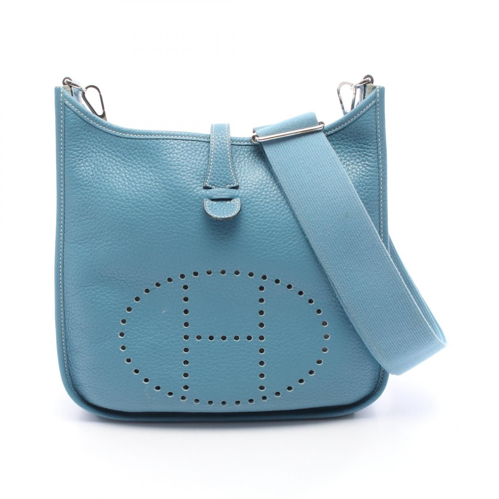 Hermes Hermes Hermes Evelyne3 PM calfskin shoulder bag Leather Shoulder Bag N DUTY FREE for USA Size ONE SIZE - 1 Thumbnail
