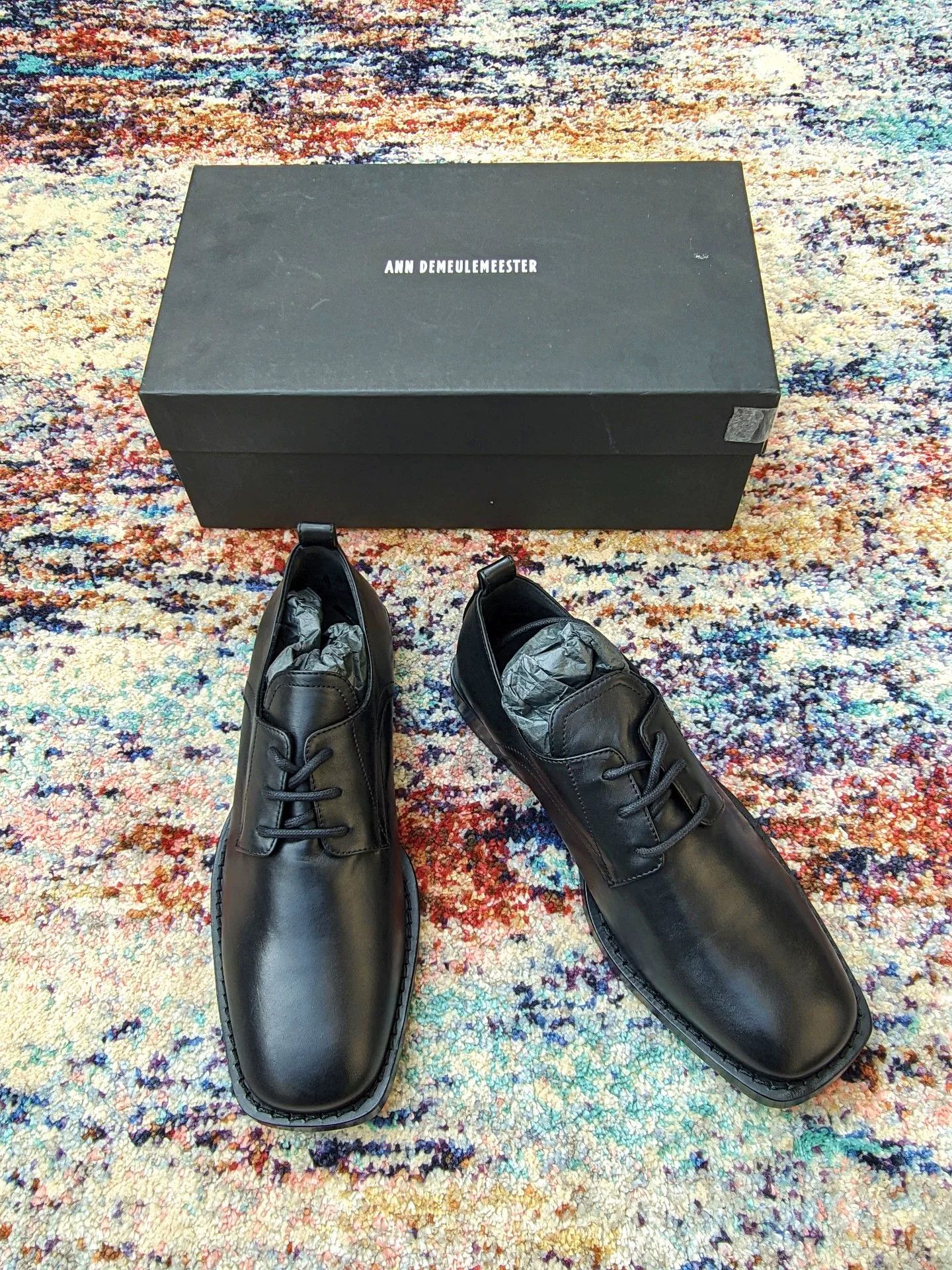 Ann Demeulemeester Ann Demeulemeester Men's Leather Shoes Size US 7.5 / EU 40-41 - 1 Thumbnail
