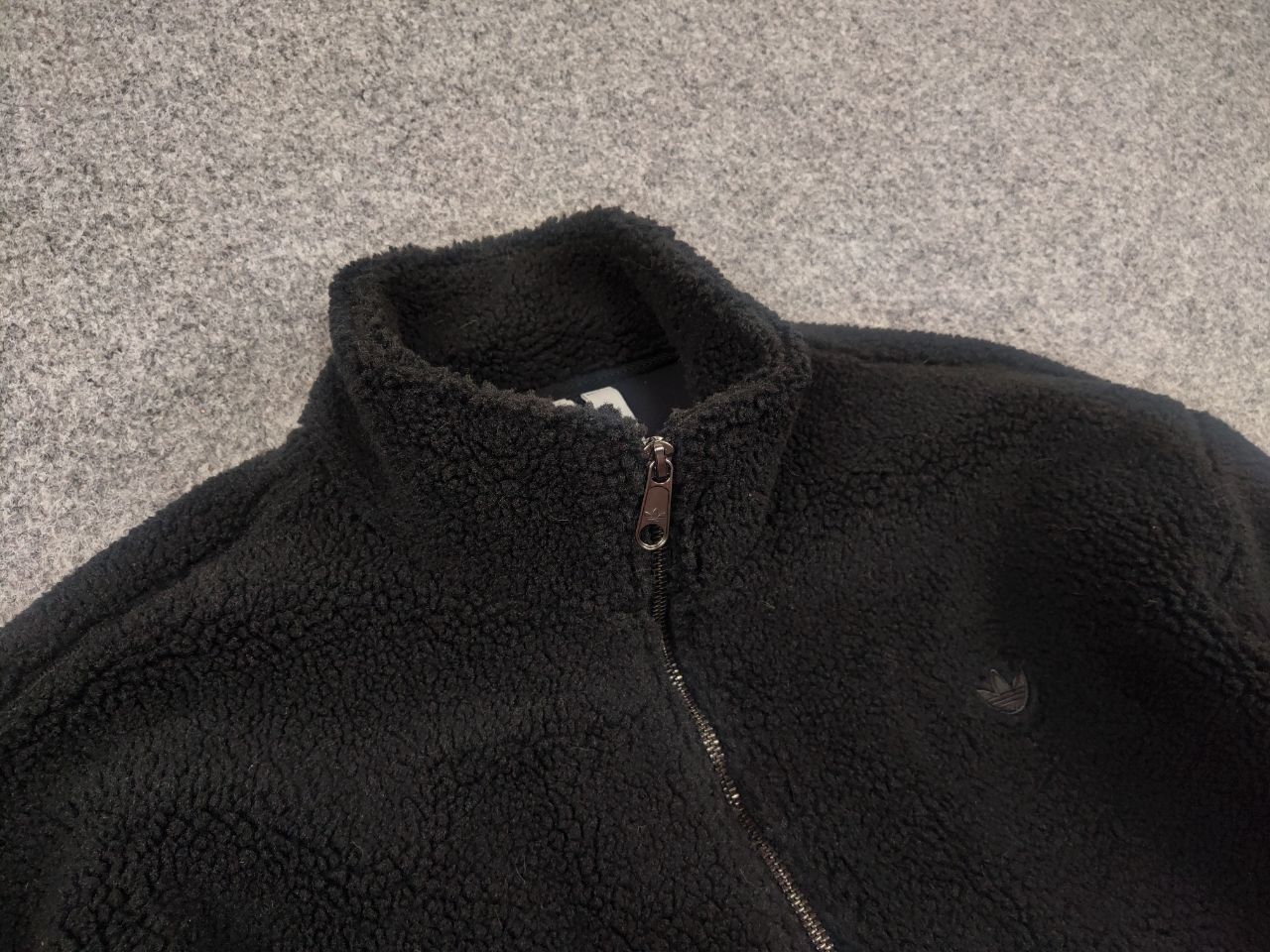 Adidas Adidas Originals Premium Polar Fleece Teddy Zip Jacket Size US L / EU 52-54 / 3 - 9 Thumbnail