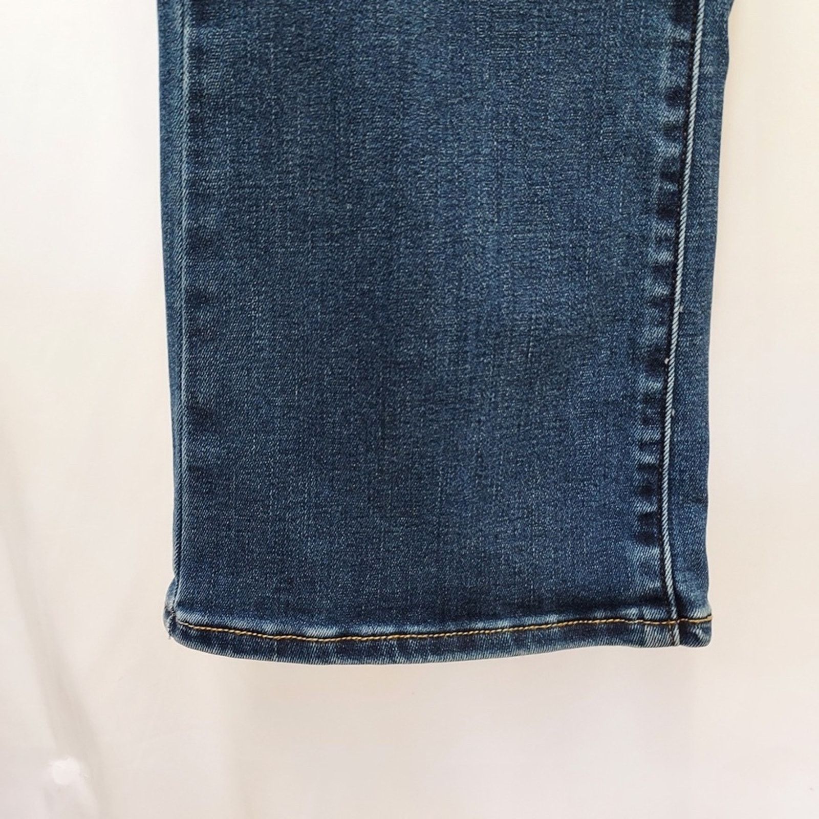 Levi's Levi's 512 Perfectly Slim Bootcut Blue Denim Mid Rise Jeans Size 27" / US 4 / IT 40 - 5 Thumbnail