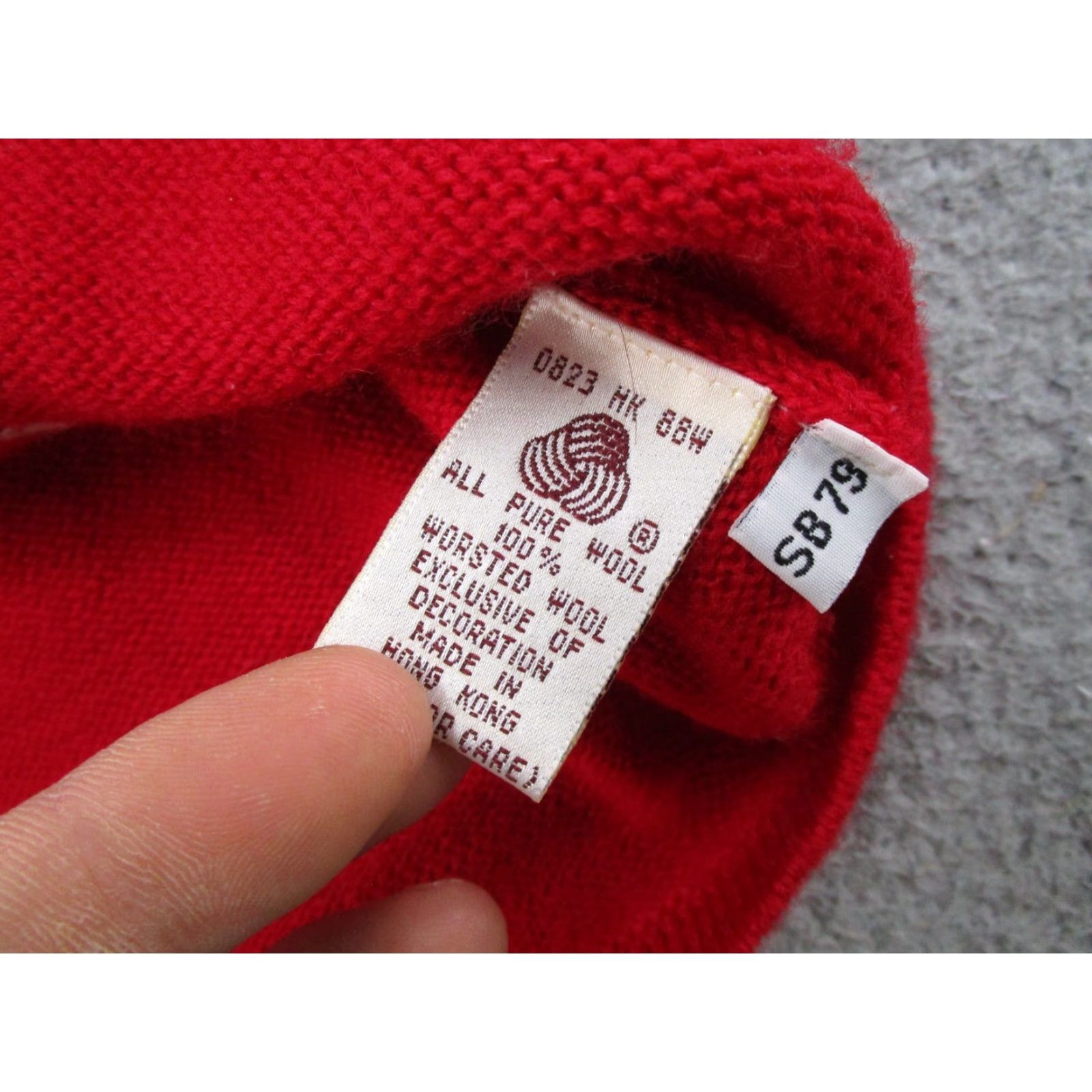 Vintage VINTAGE Susan Bristol Embroidered Pocket Watch Sweater Vest Shirt Womens M Red 90s Knit Cotton Embroidered Vest 90s Womens Vintage 1992 Size M / US 6-8 / IT 42-44 - 4 Thumbnail