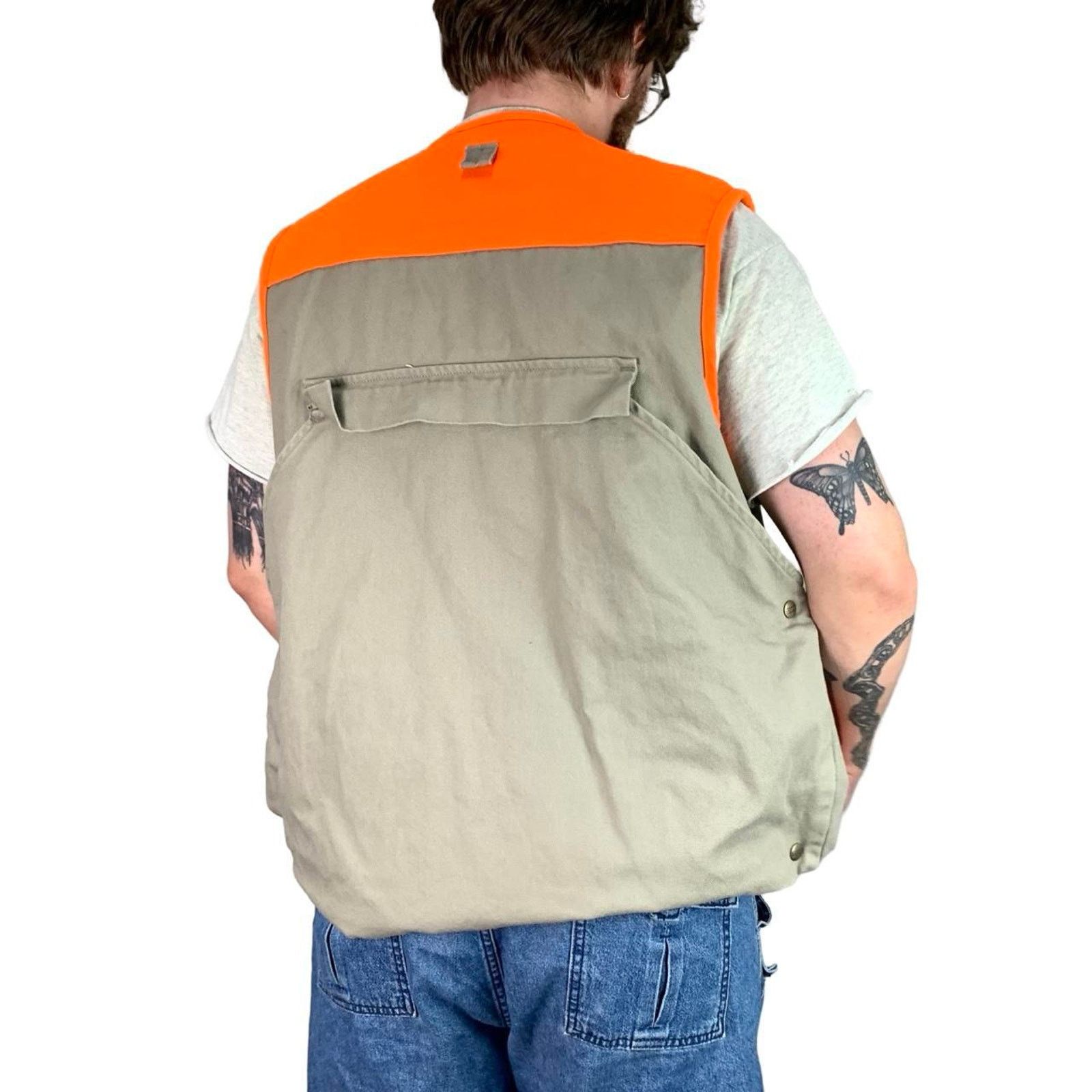 Vintage × Walls Vintage Walls Outdoors Orange Hunting Vest Size US L / EU 52-54 / 3 - 4 Thumbnail