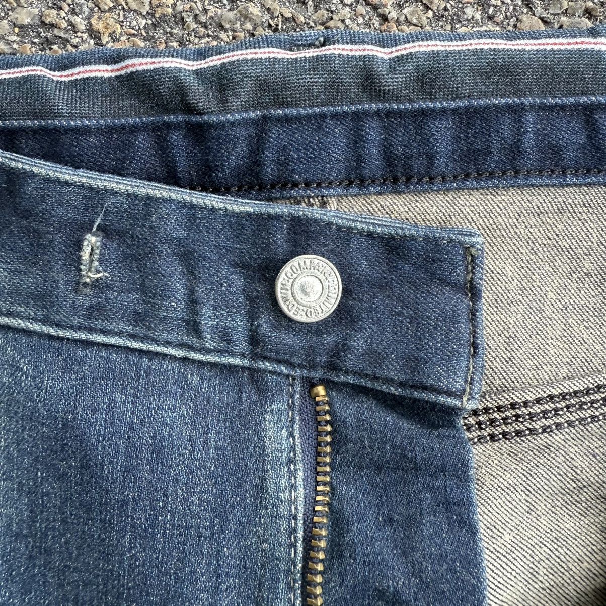 Edwin VINTAGE EDWIN JERSEY SKINNY FADED RIPPEP JEAN PANTS Size US 32 / EU 48 - 9 Thumbnail