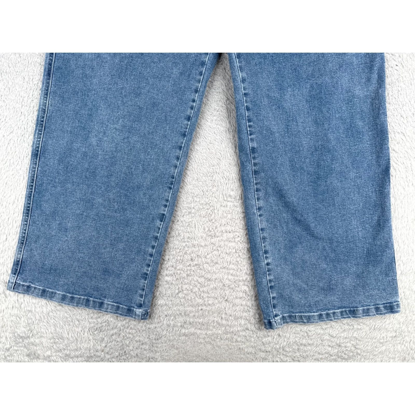 Old Navy Vintage Old Navy Women's Jeans Wide Leg Cotton Blend 14 Blue High Rise 33x26 Size 36" / US 14 / IT 50 - 2 Thumbnail