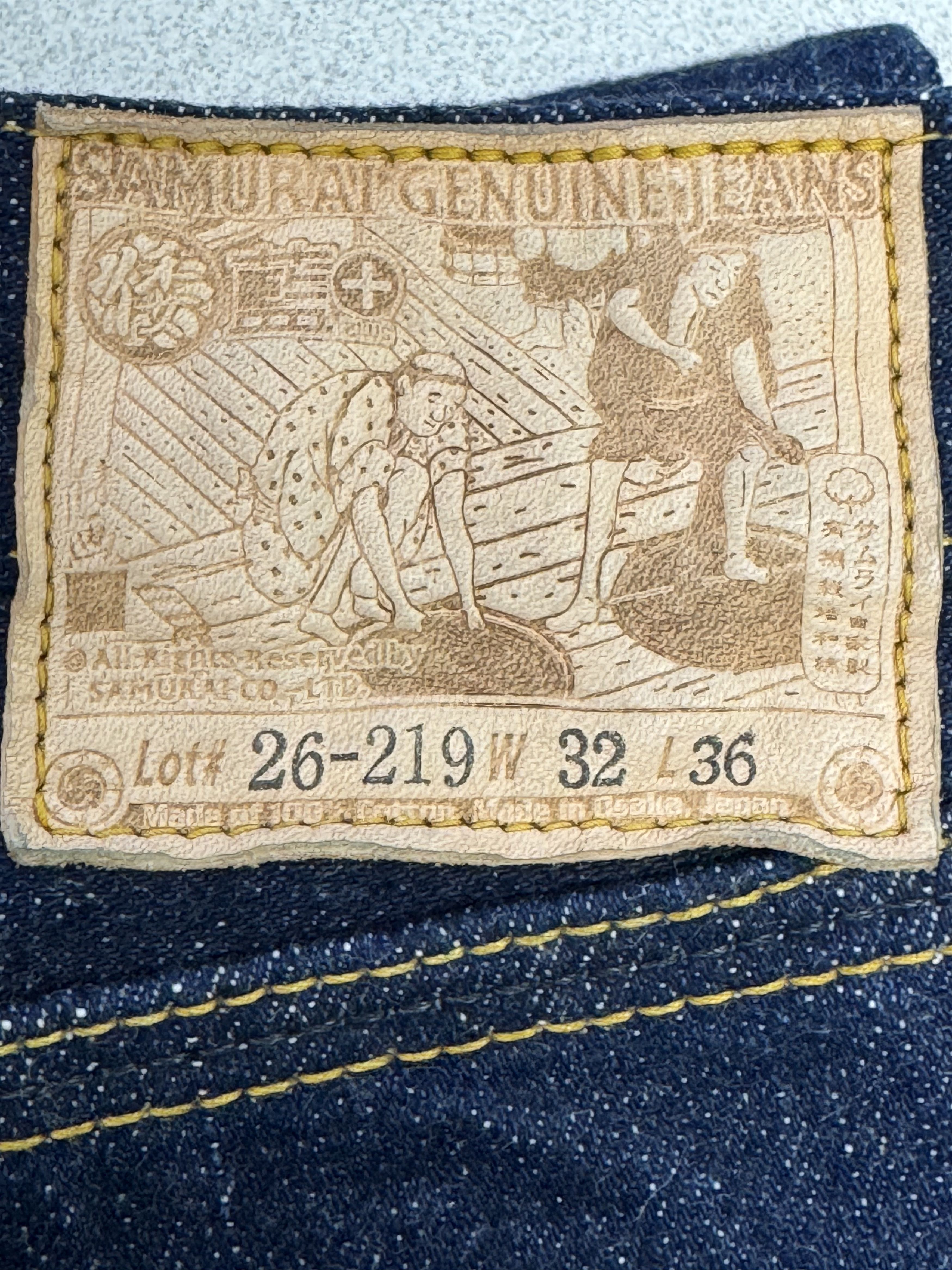 Samurai Jeans New/Unworn 18oz S000JP-AX Size US 32 / EU 48 - 5 Thumbnail